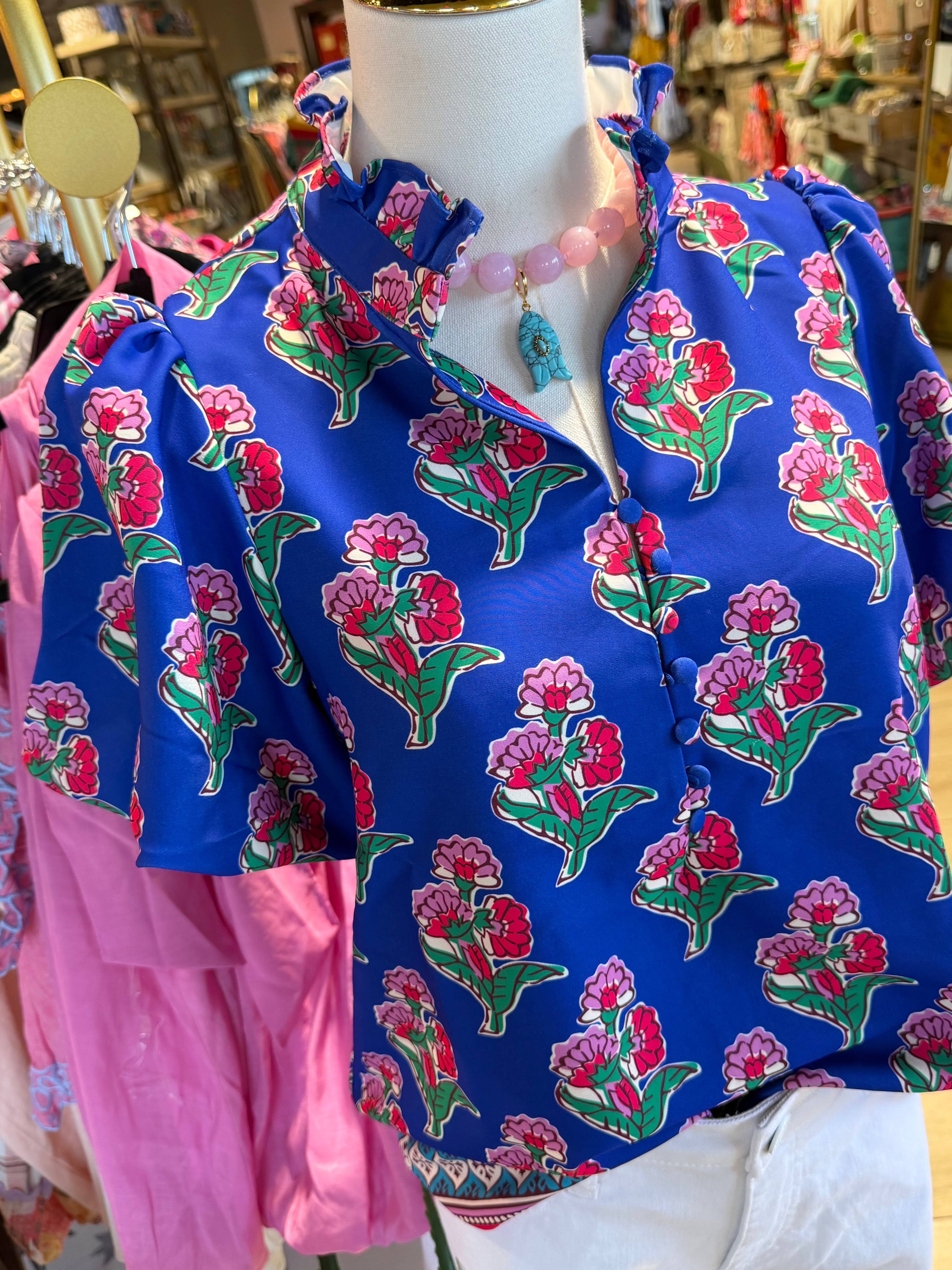 Cleo Floral Top