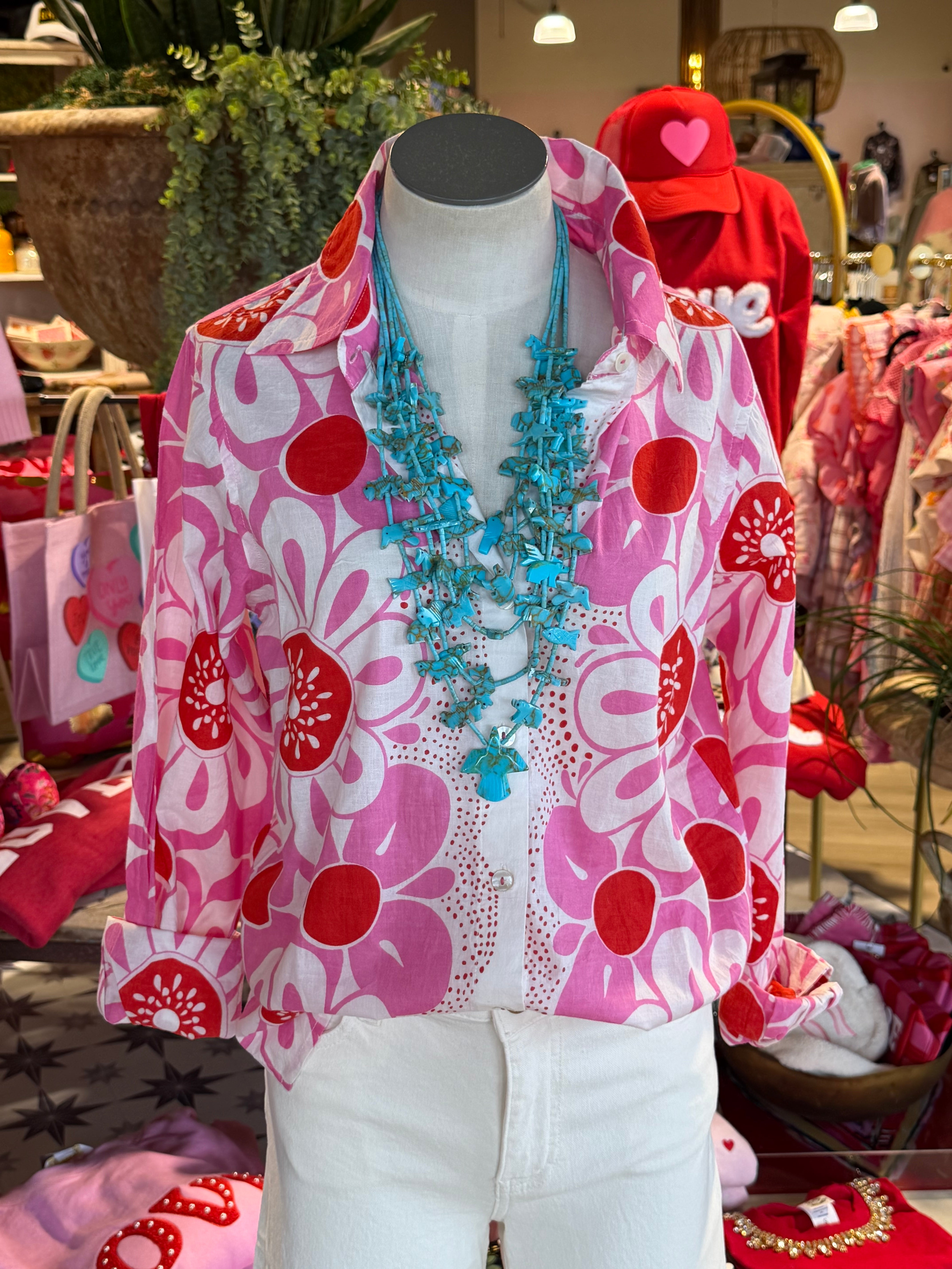 Deanna Pop Floral Top