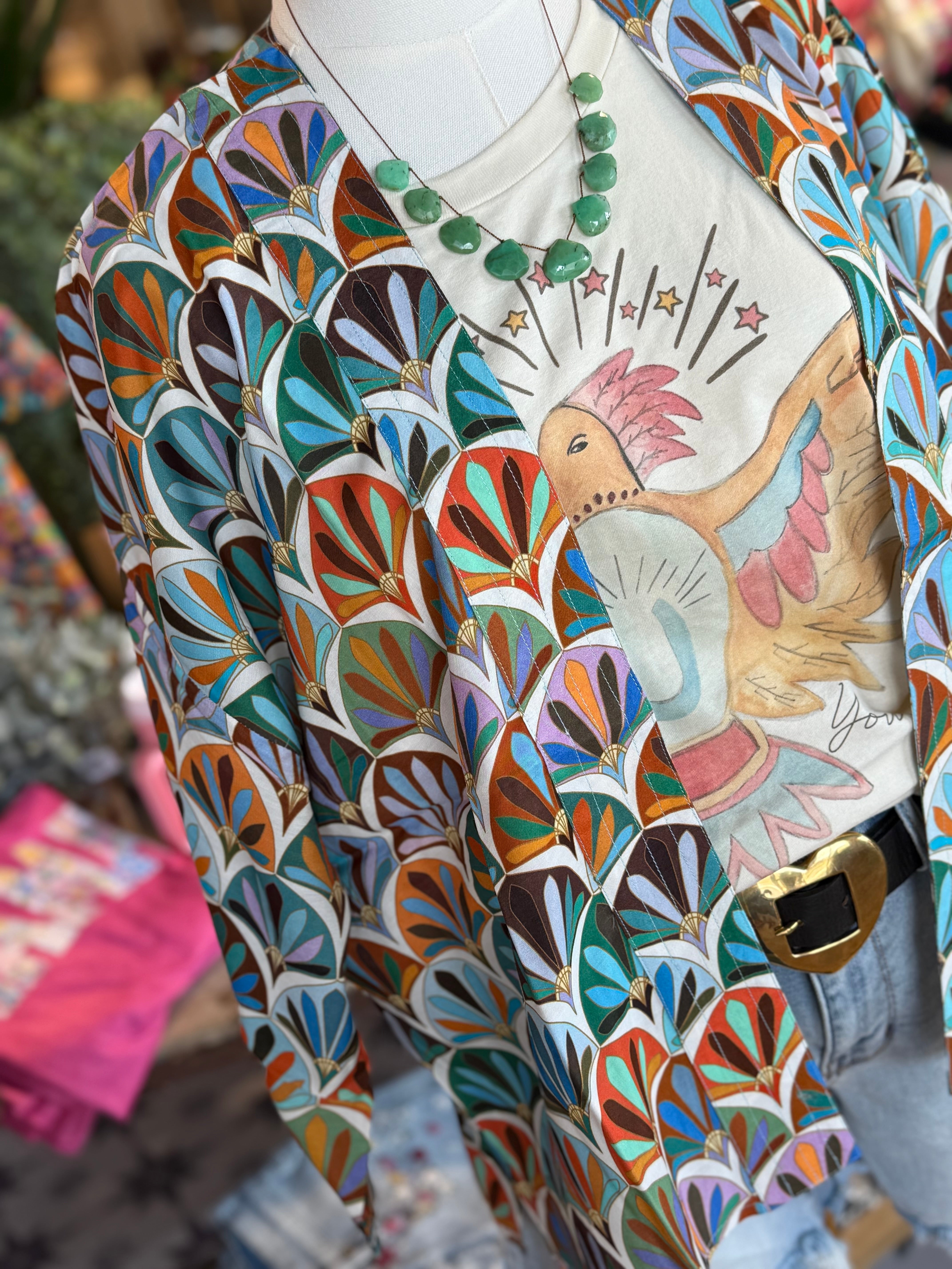 Fresno Fan Kimono- 2 Styles