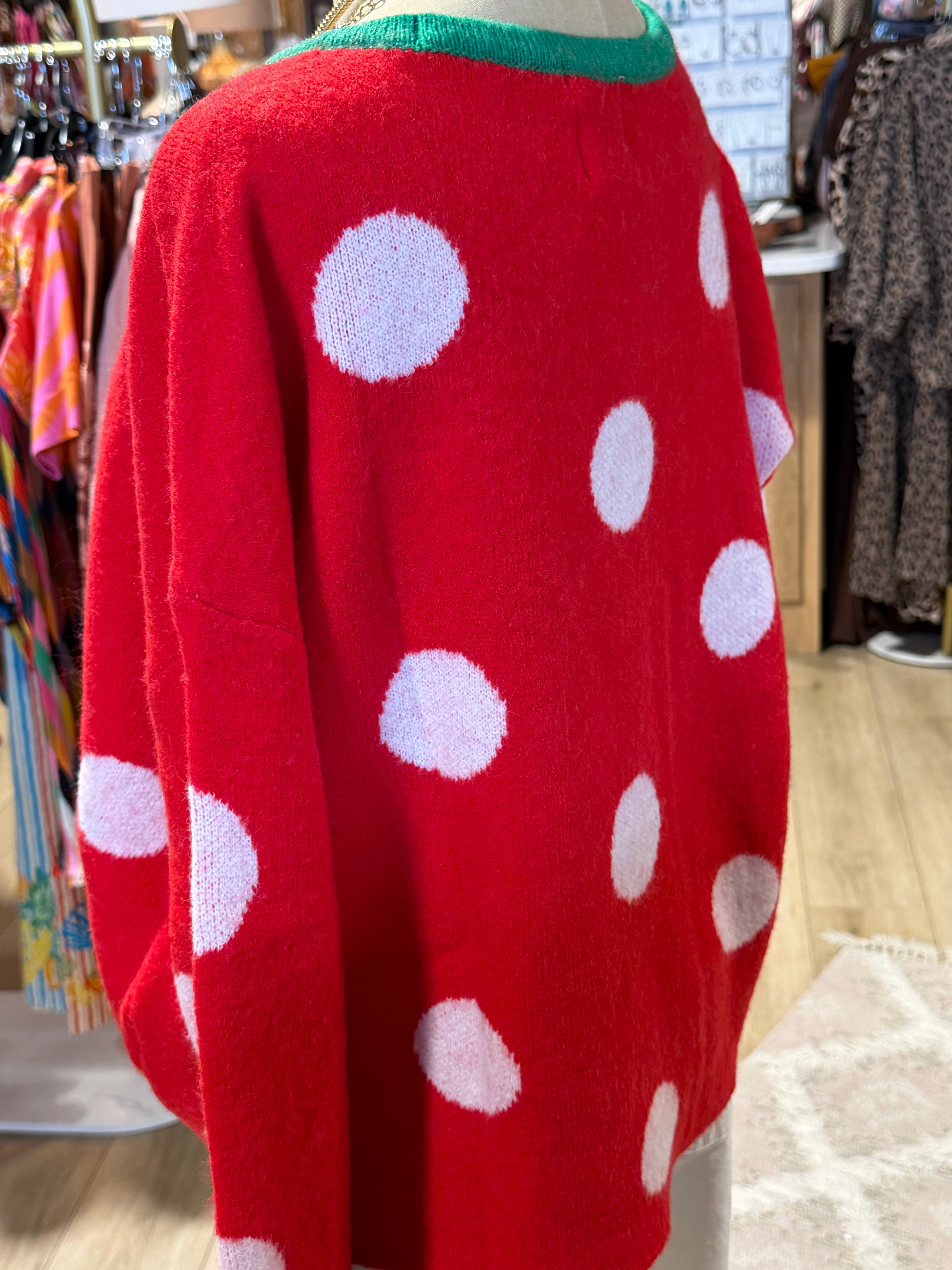 Effortless Polka Dot Sweater