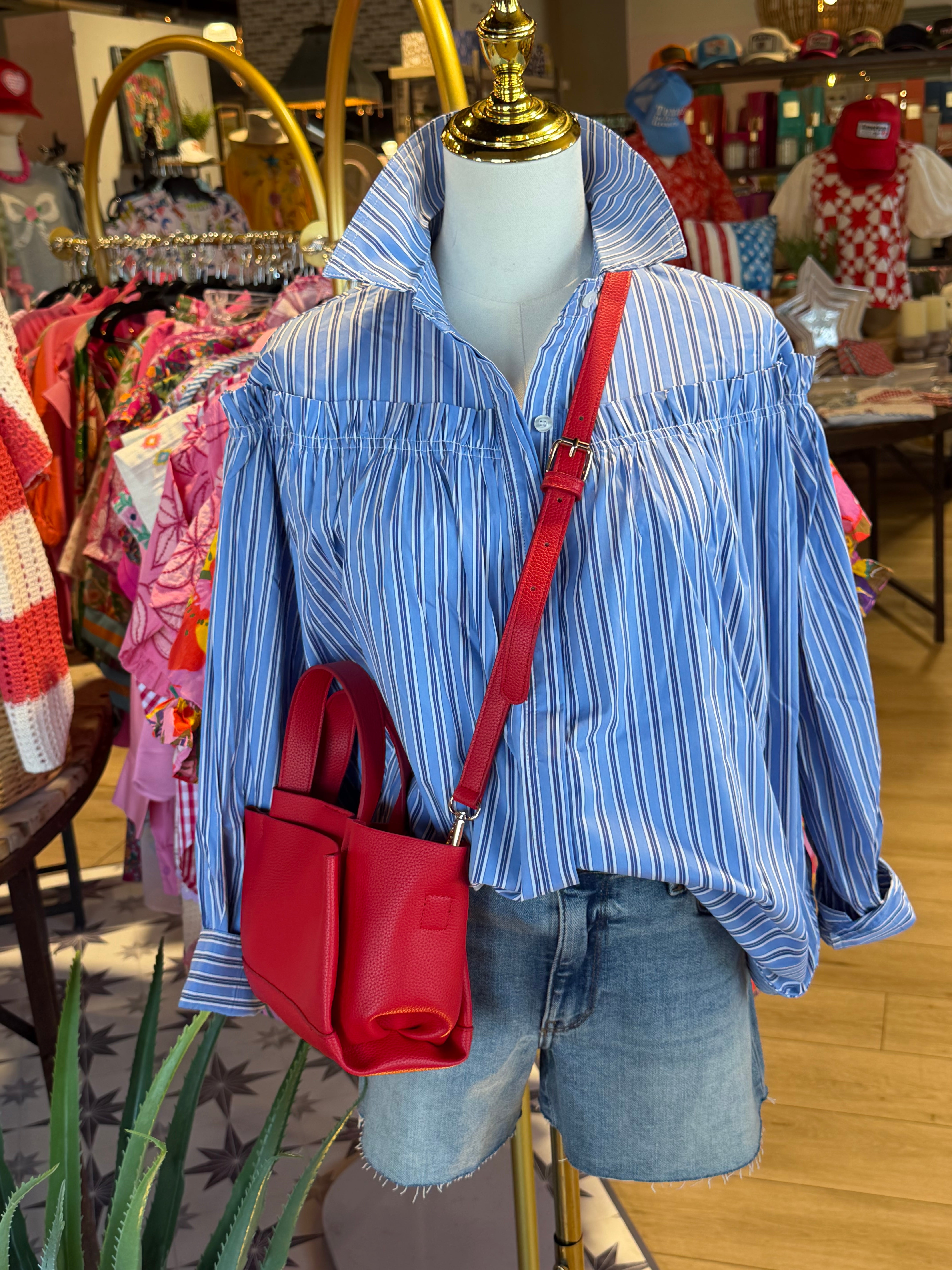 Miriam Top Blue/Navy