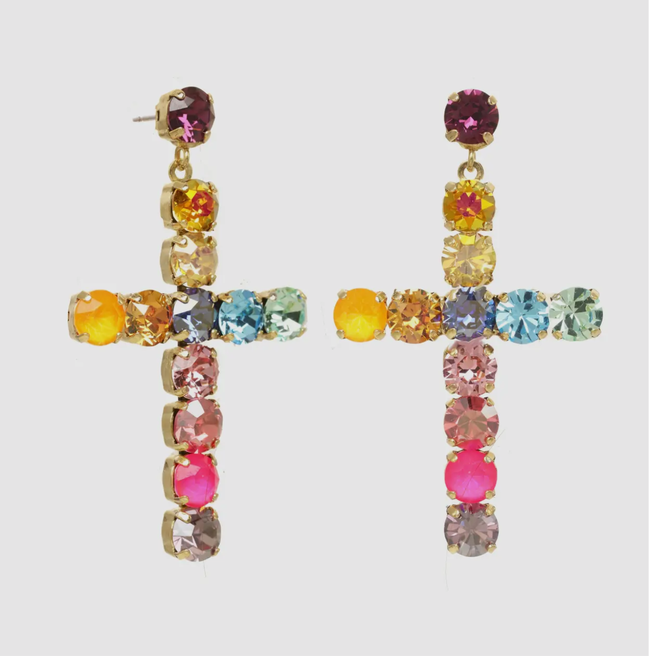 Donatella Cross Earrings