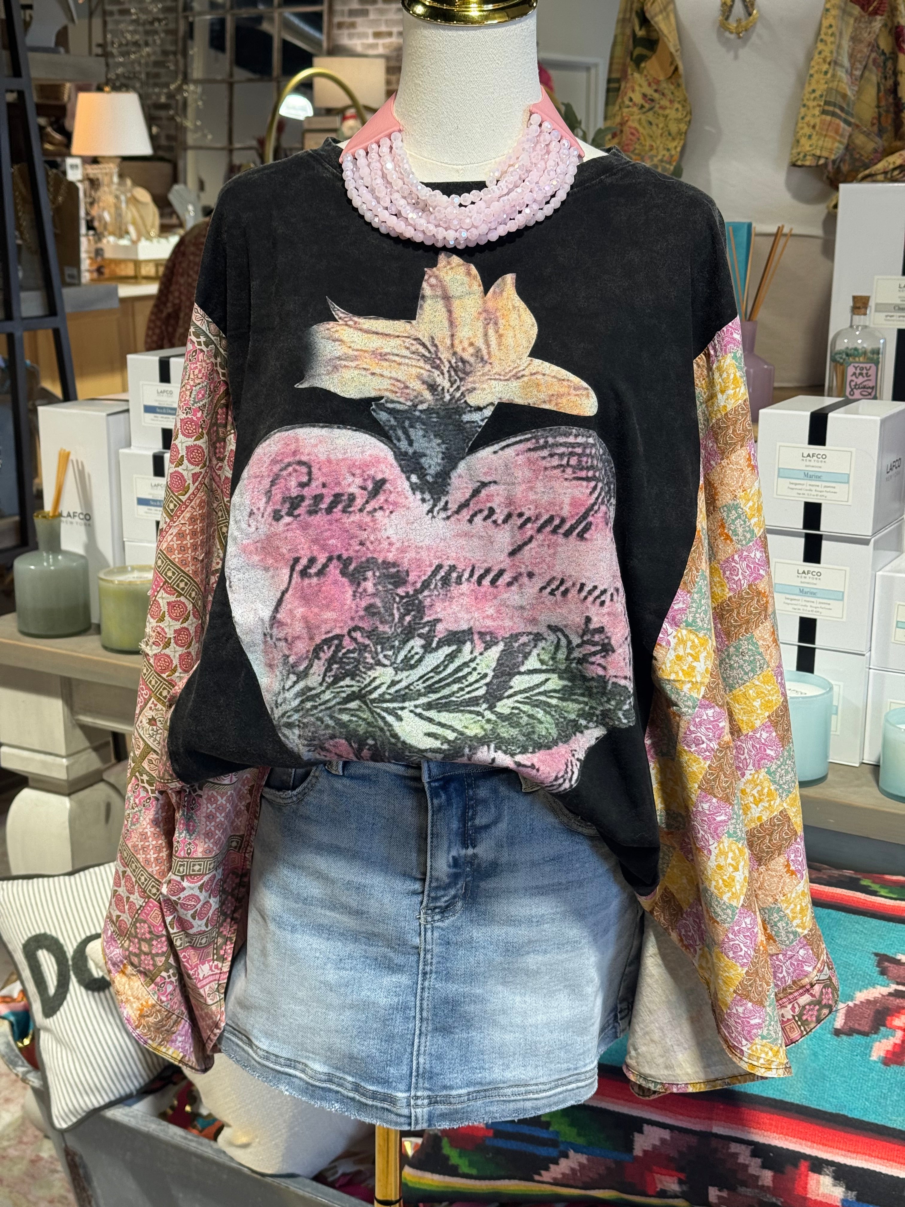 Kira Oversize Poncho Tee