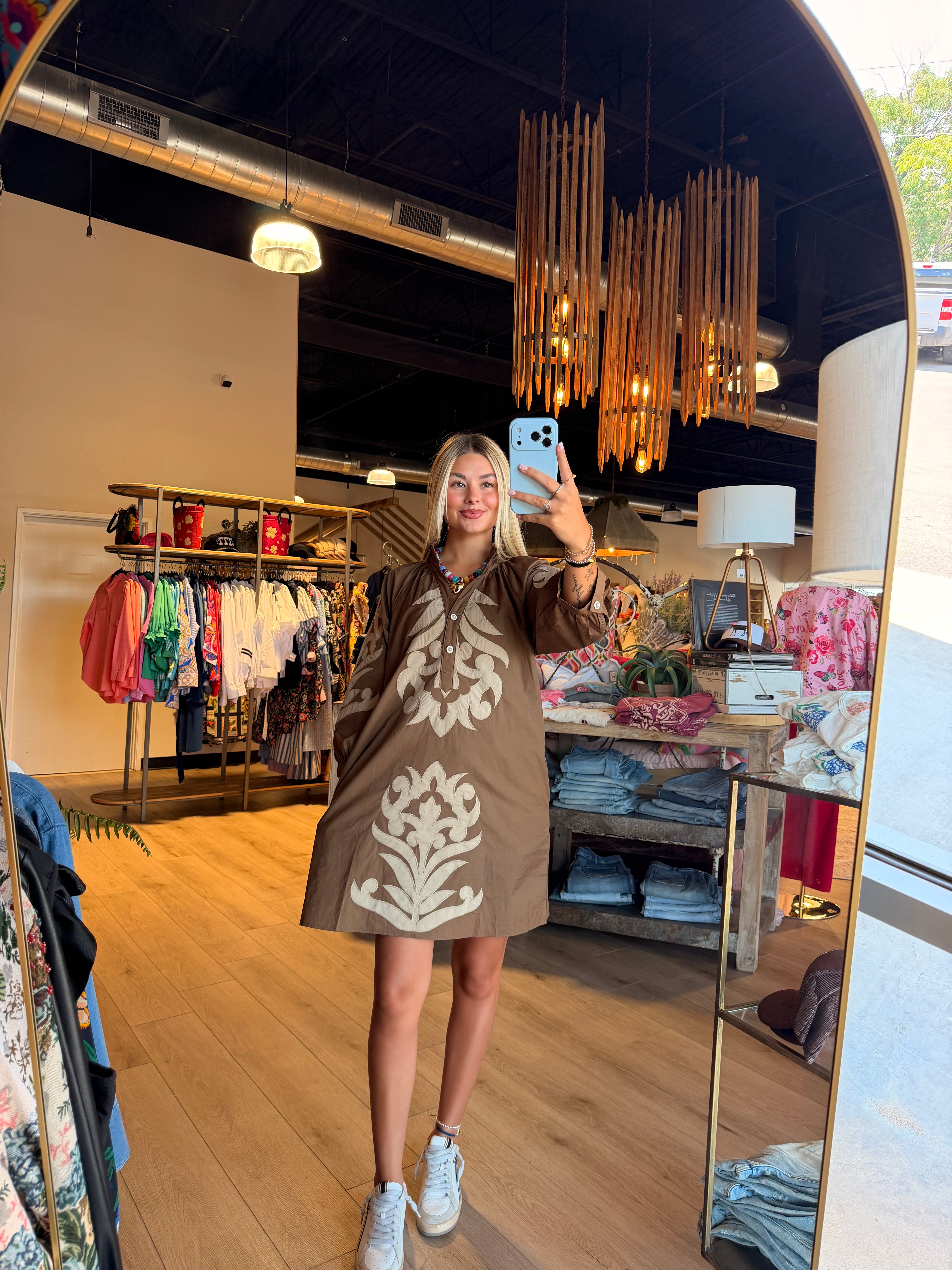 Tabitha Embroidered Dress