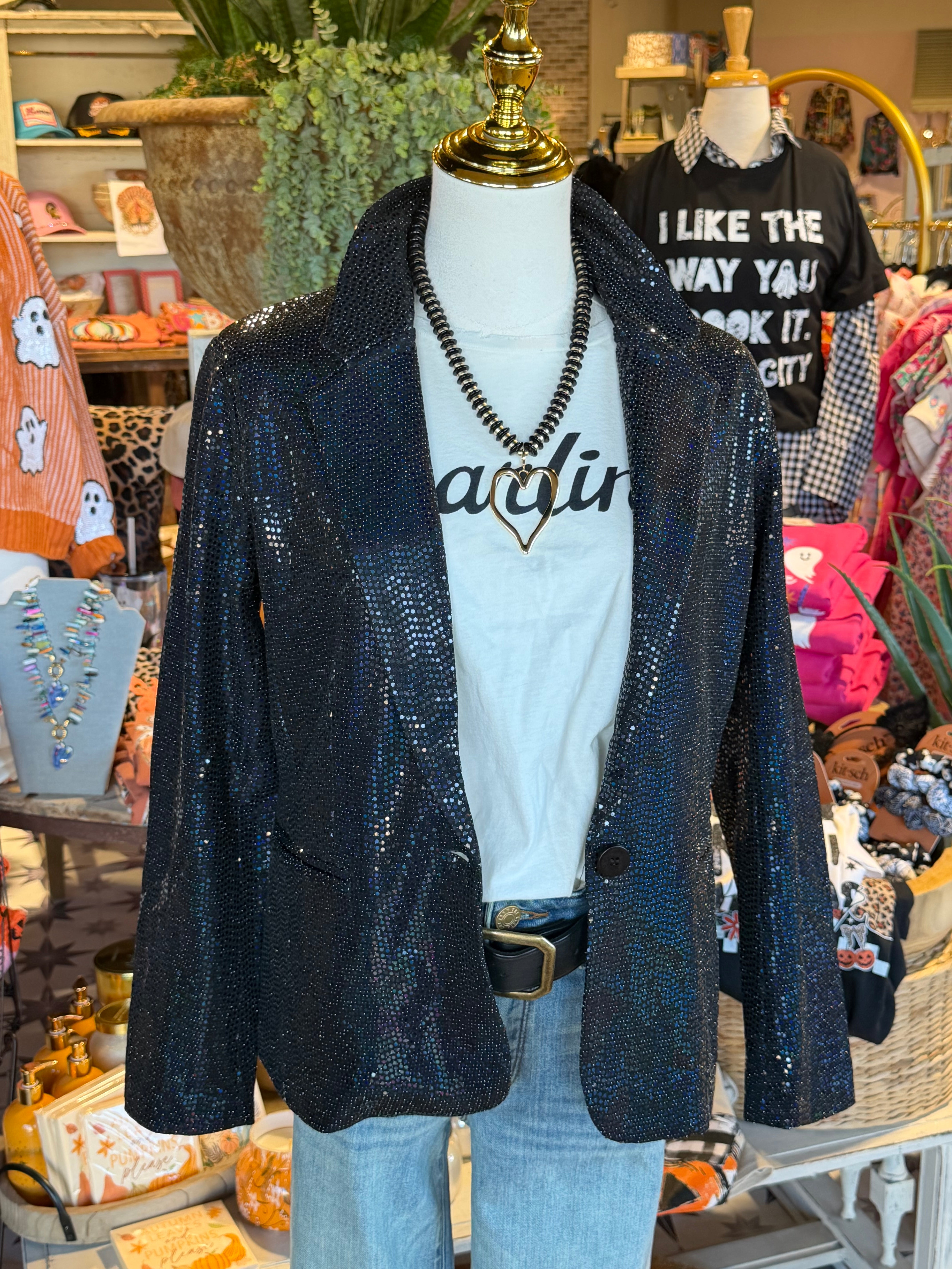 Sequin Blazer