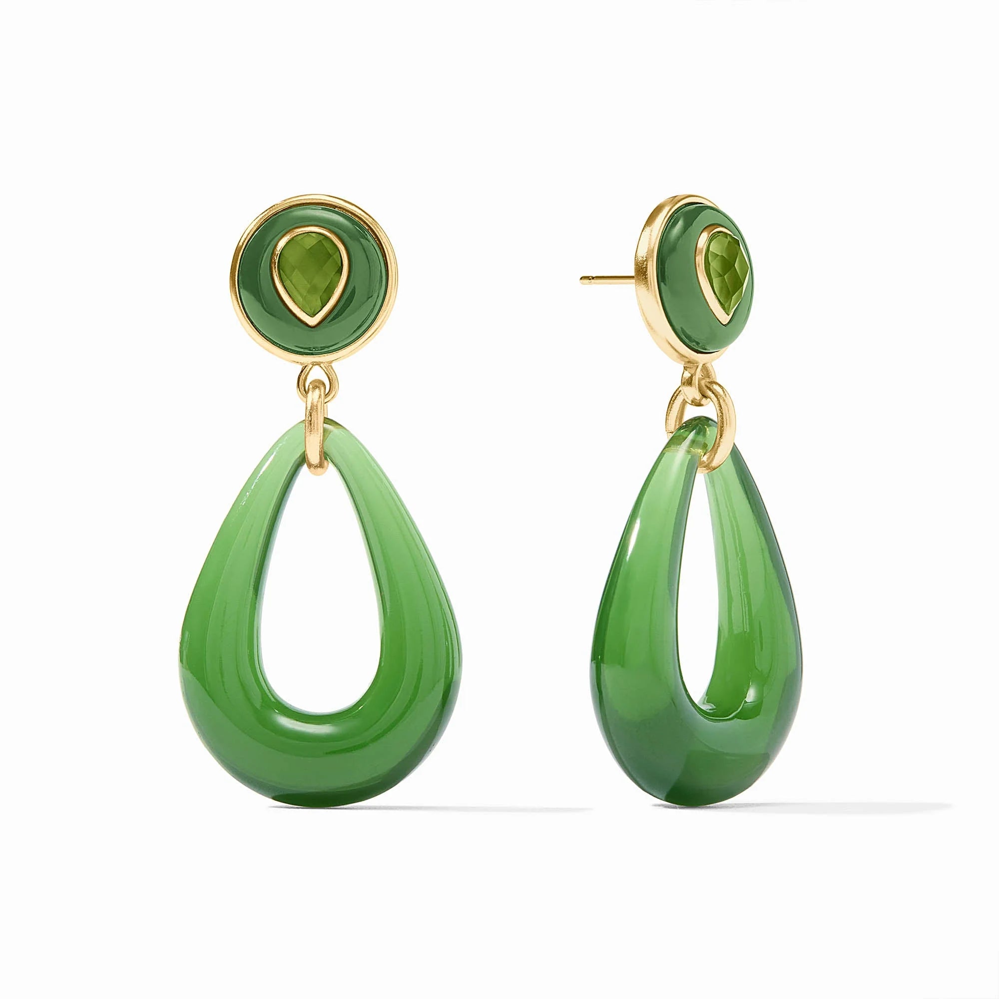 Carnaby Palmetto Green Statement Earring