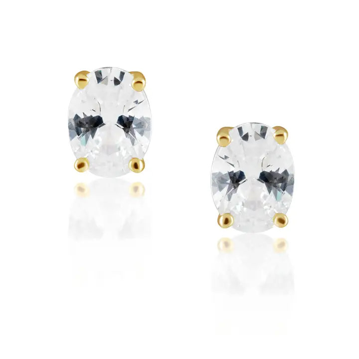 Cassie Oval Studs