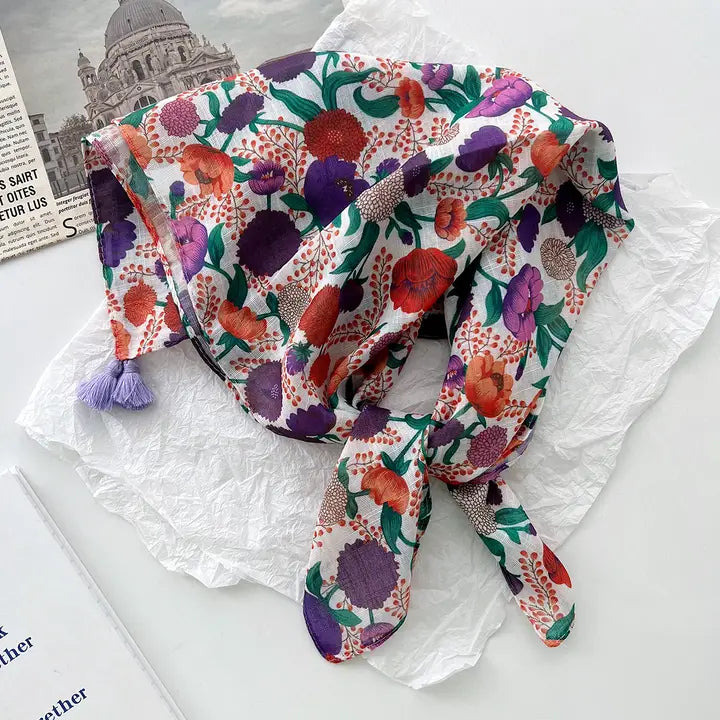 Cherry & Floral Bandana-Assorted