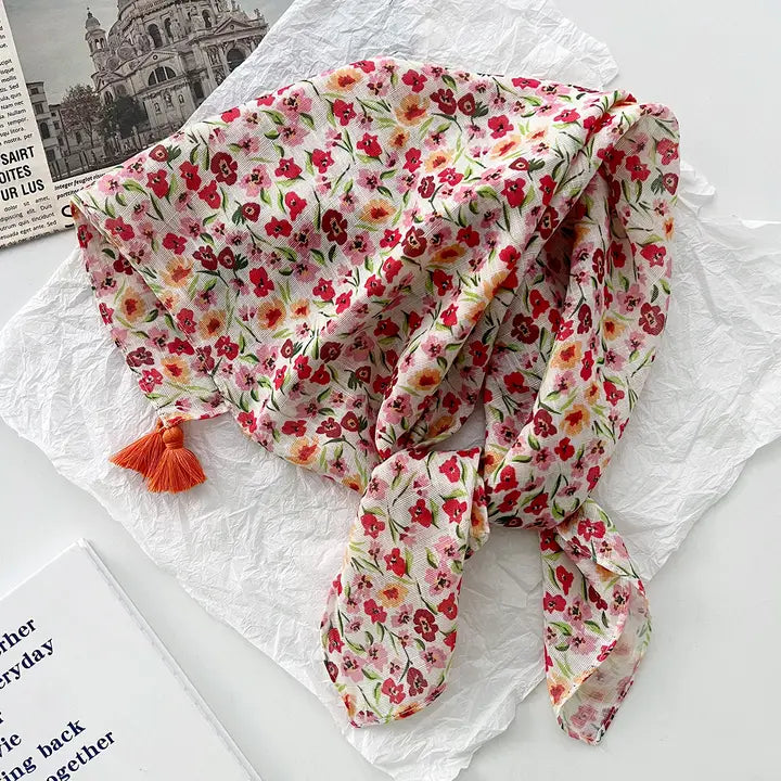 Cherry & Floral Bandana-Assorted