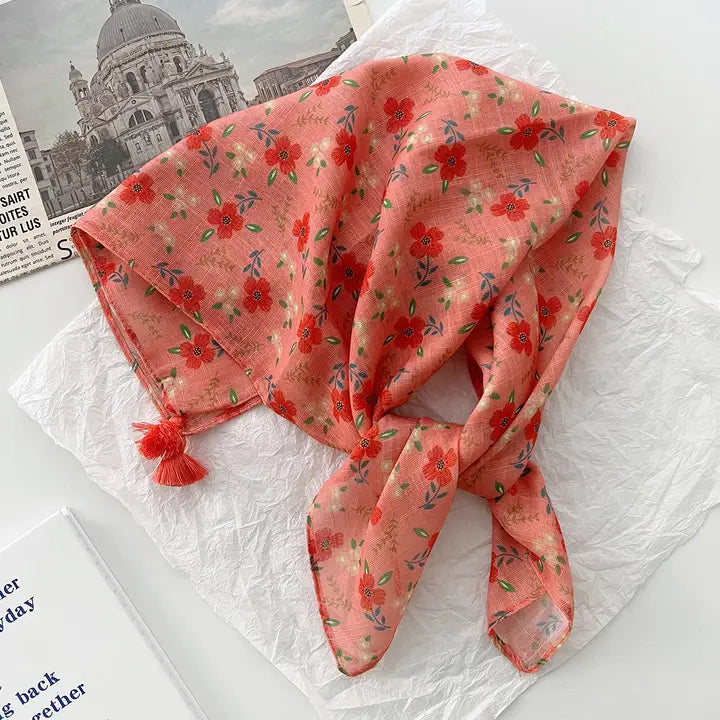 Cherry & Floral Bandana-Assorted