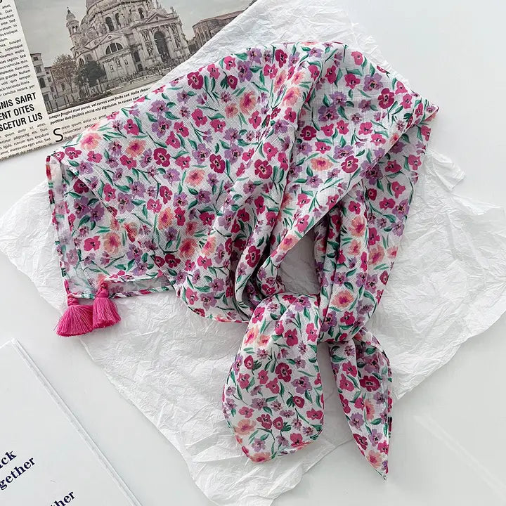 Cherry & Floral Bandana-Assorted