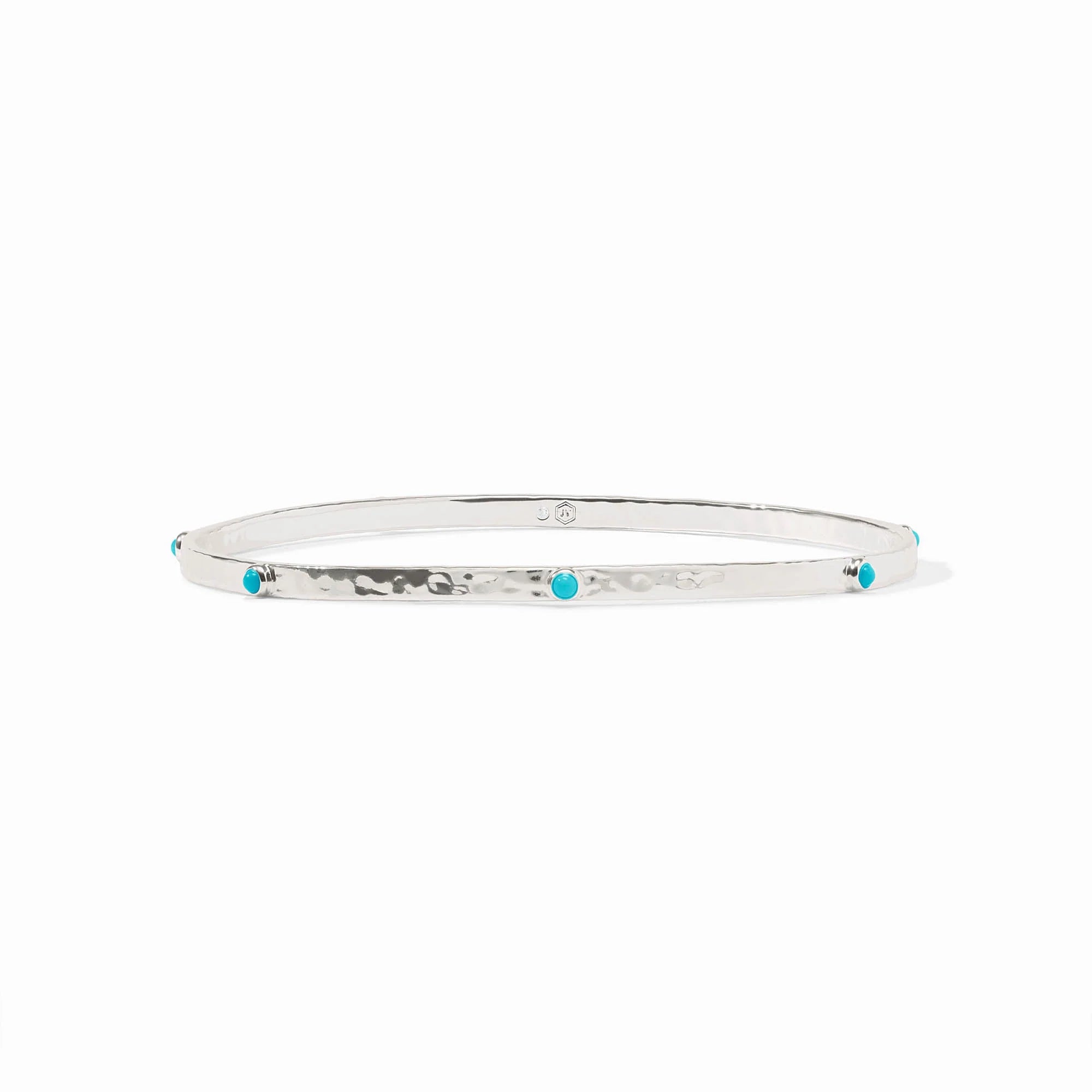Crescent Stone Turquoise Medium Bangle