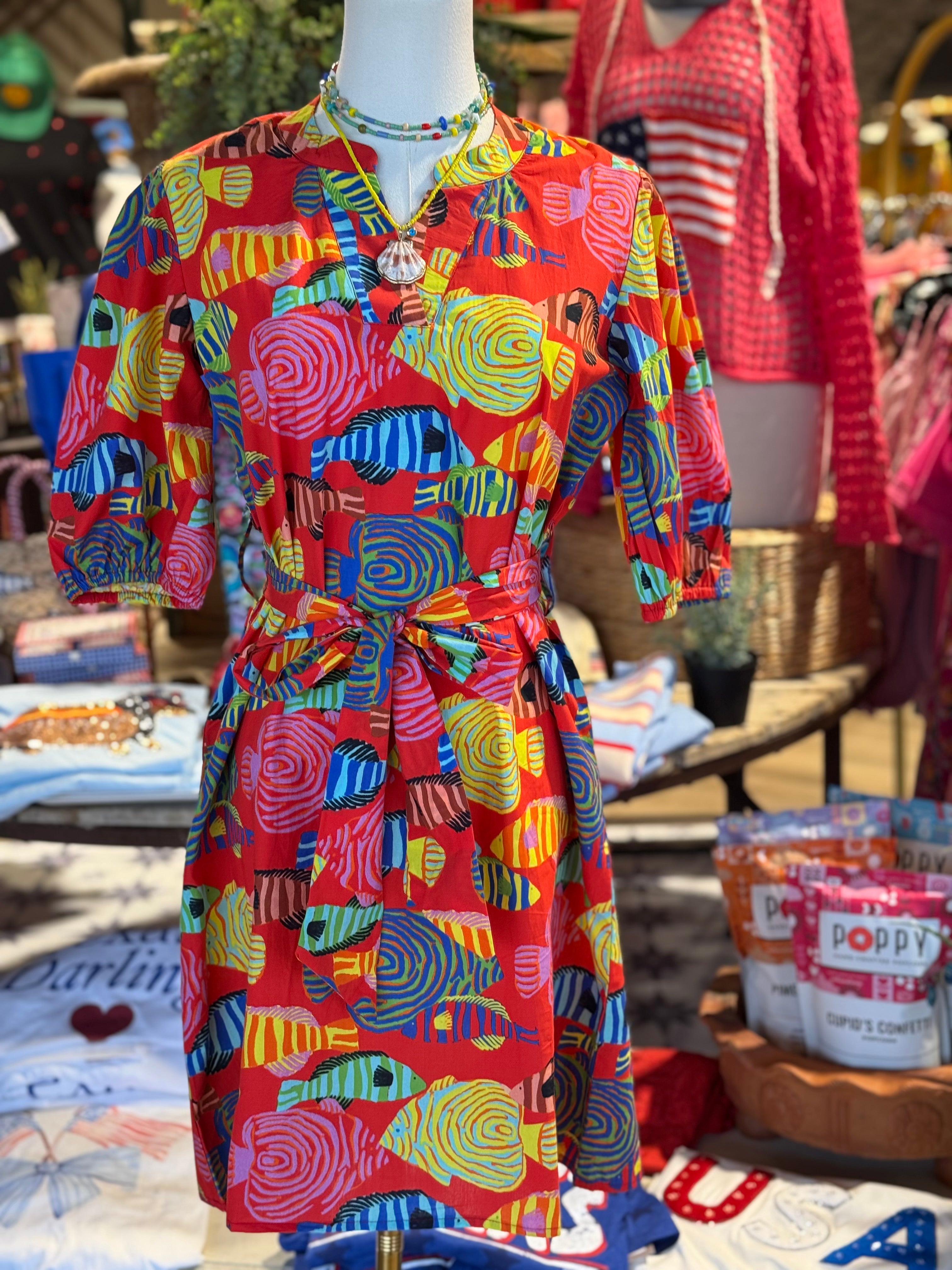Aquatic Tunic Dress