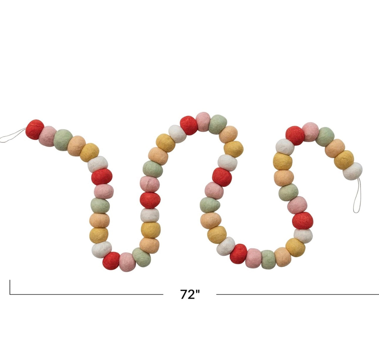 Wool Ball Garland