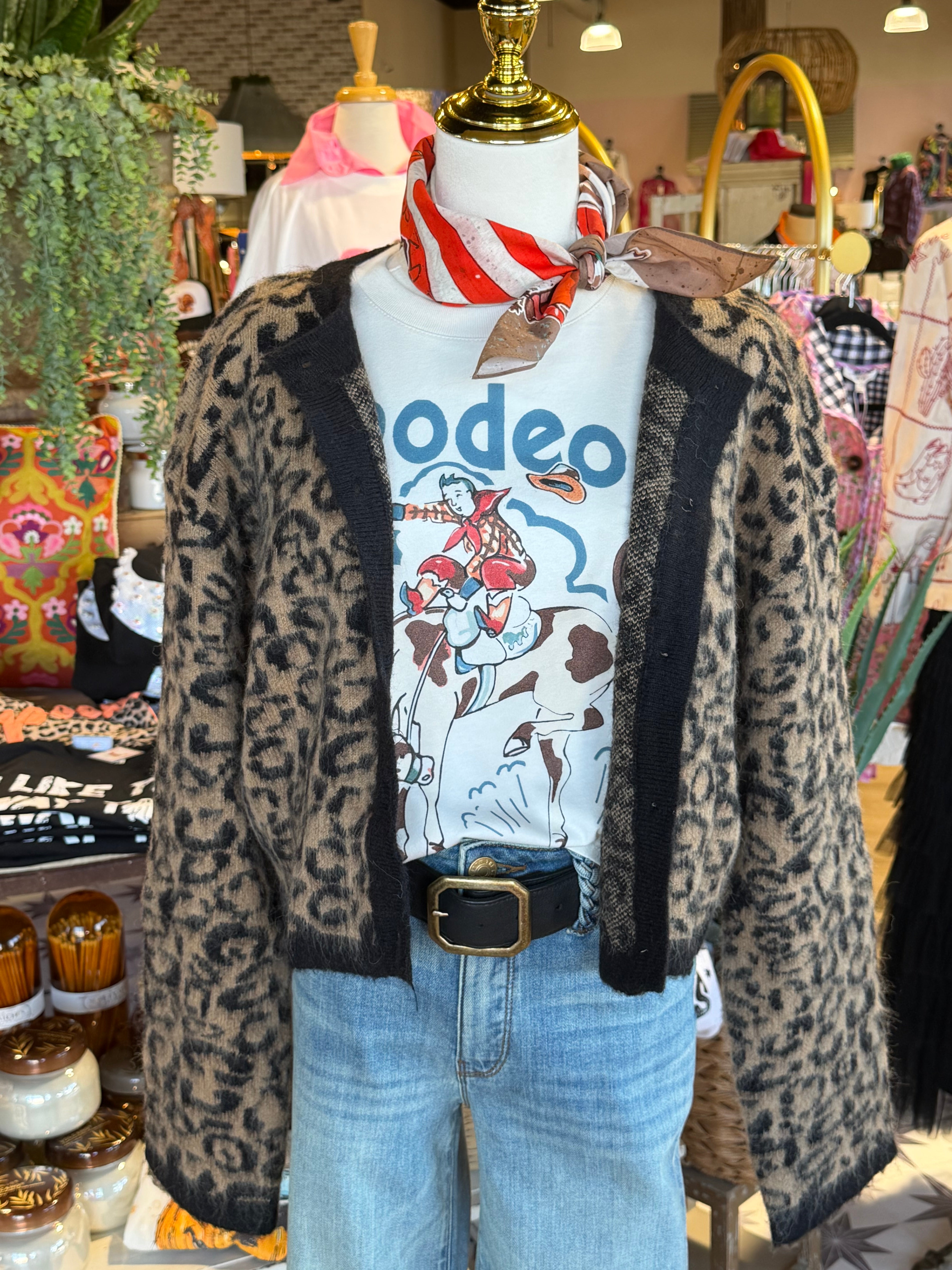 Libby Leopard Cardigan