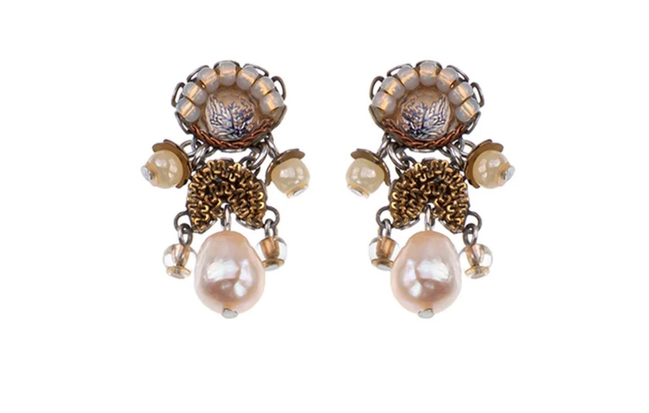 Golden Drop Earrings