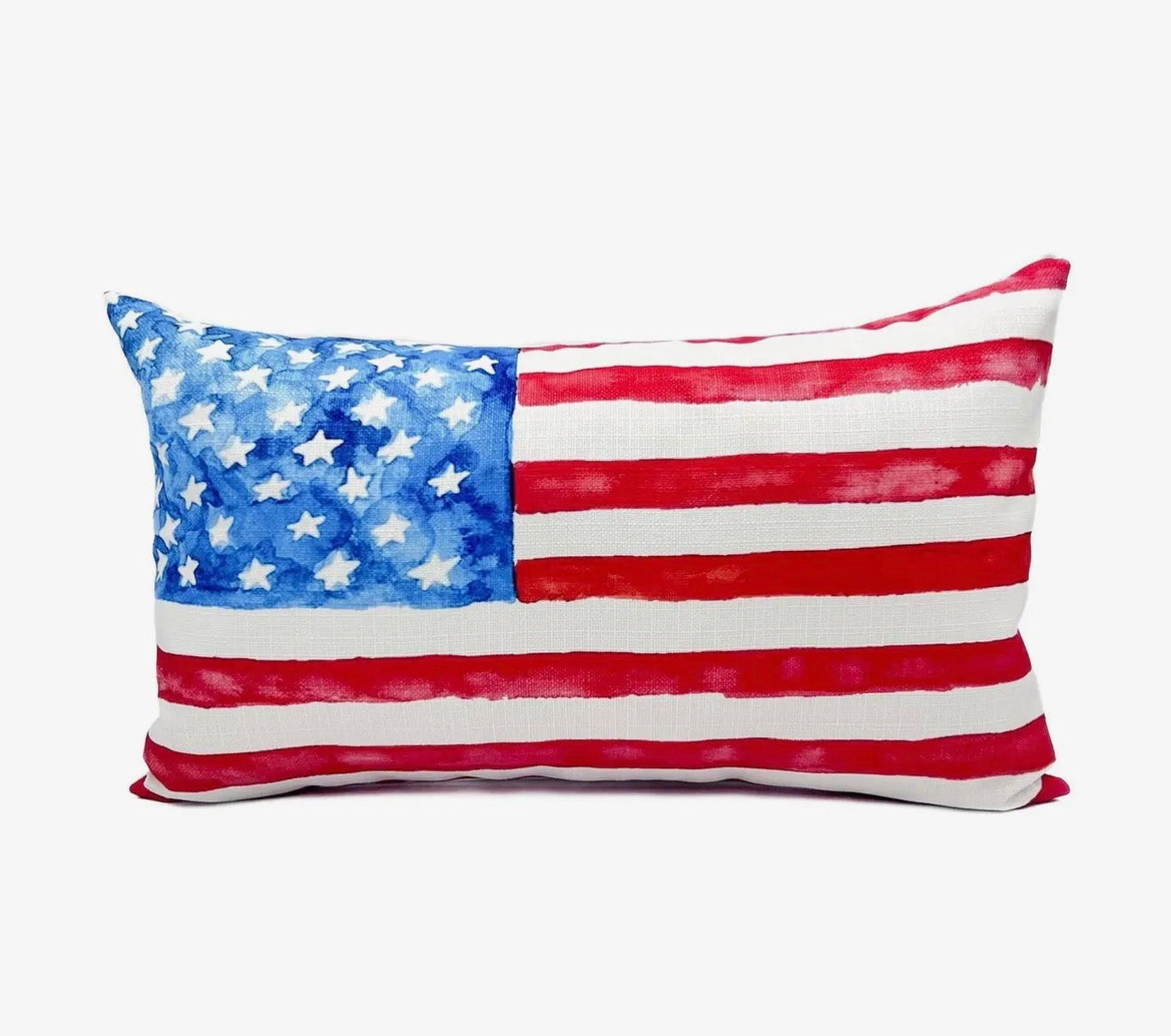 Watercolor Flag Pillow