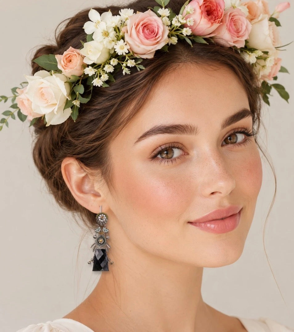 Dark Bloom Earrings