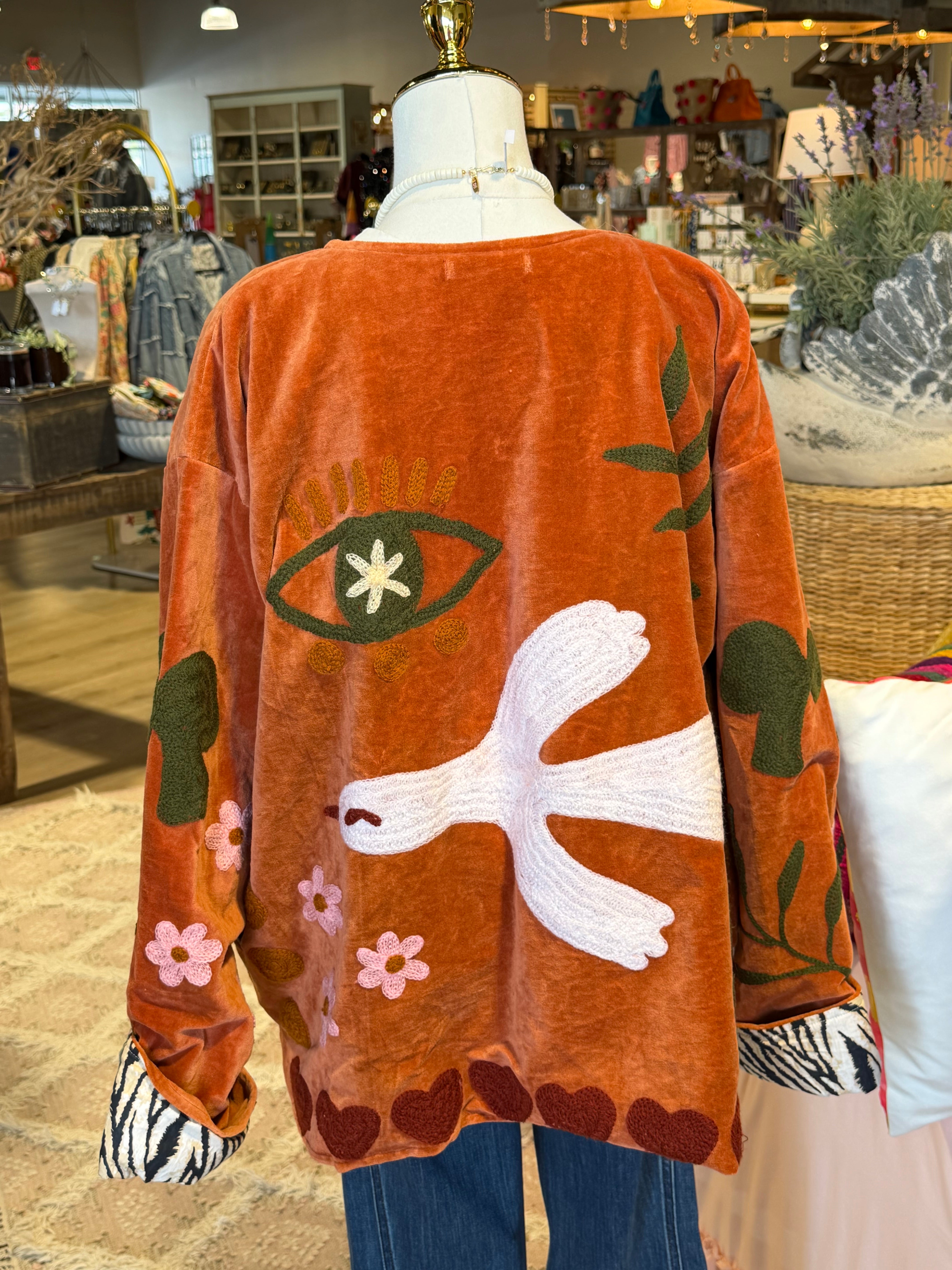 Flying High Velvet Jacket