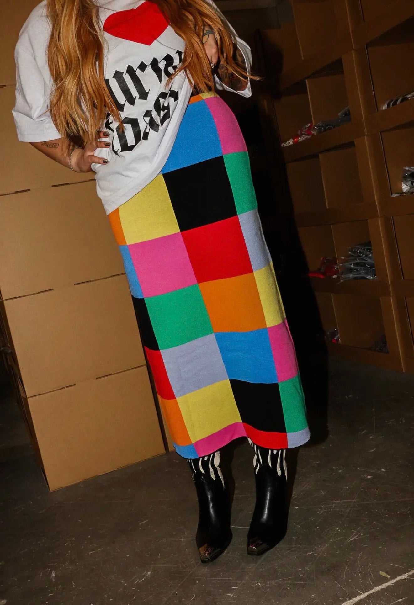 Color Block Skirt