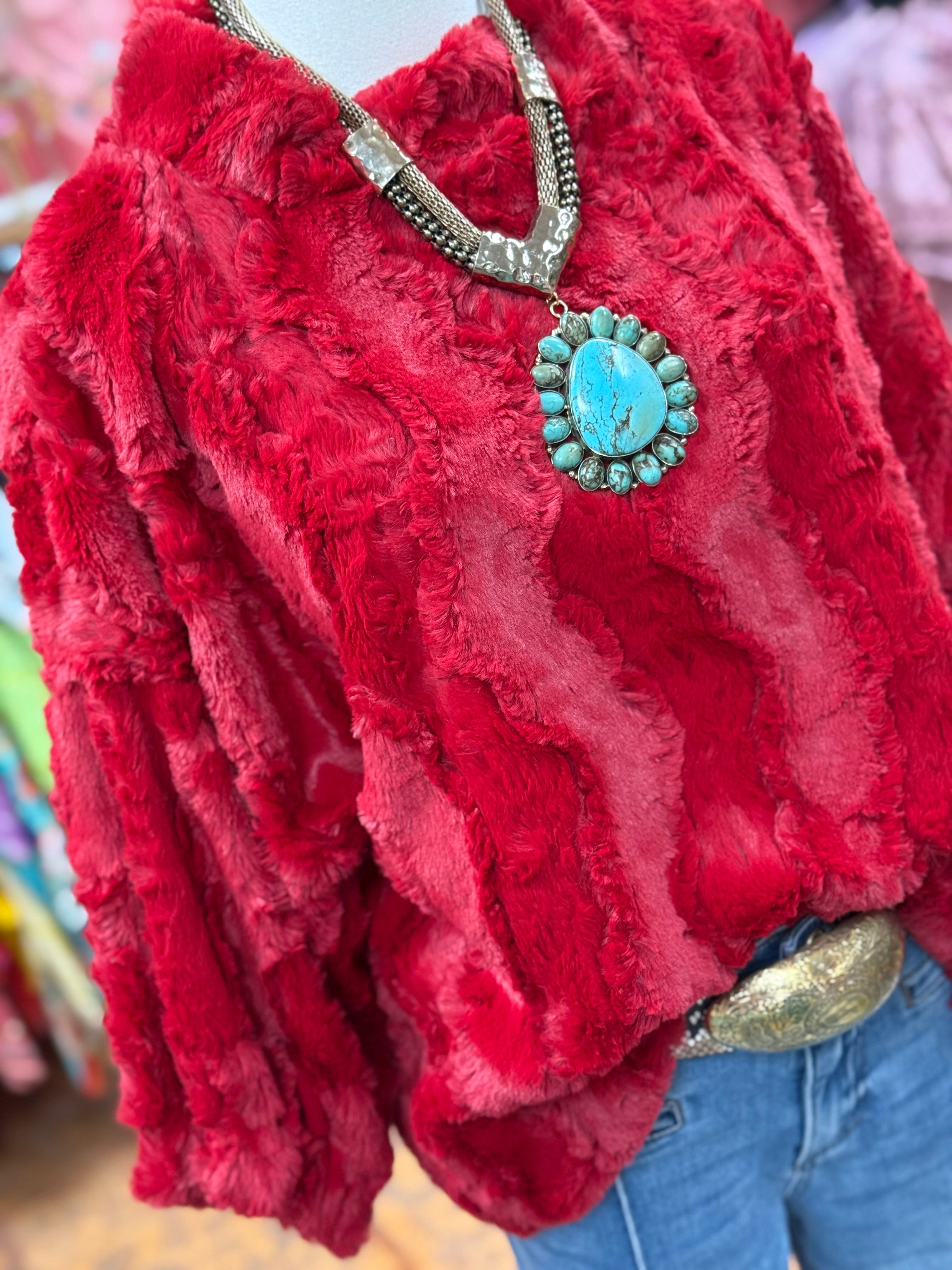 Red Fur Popover