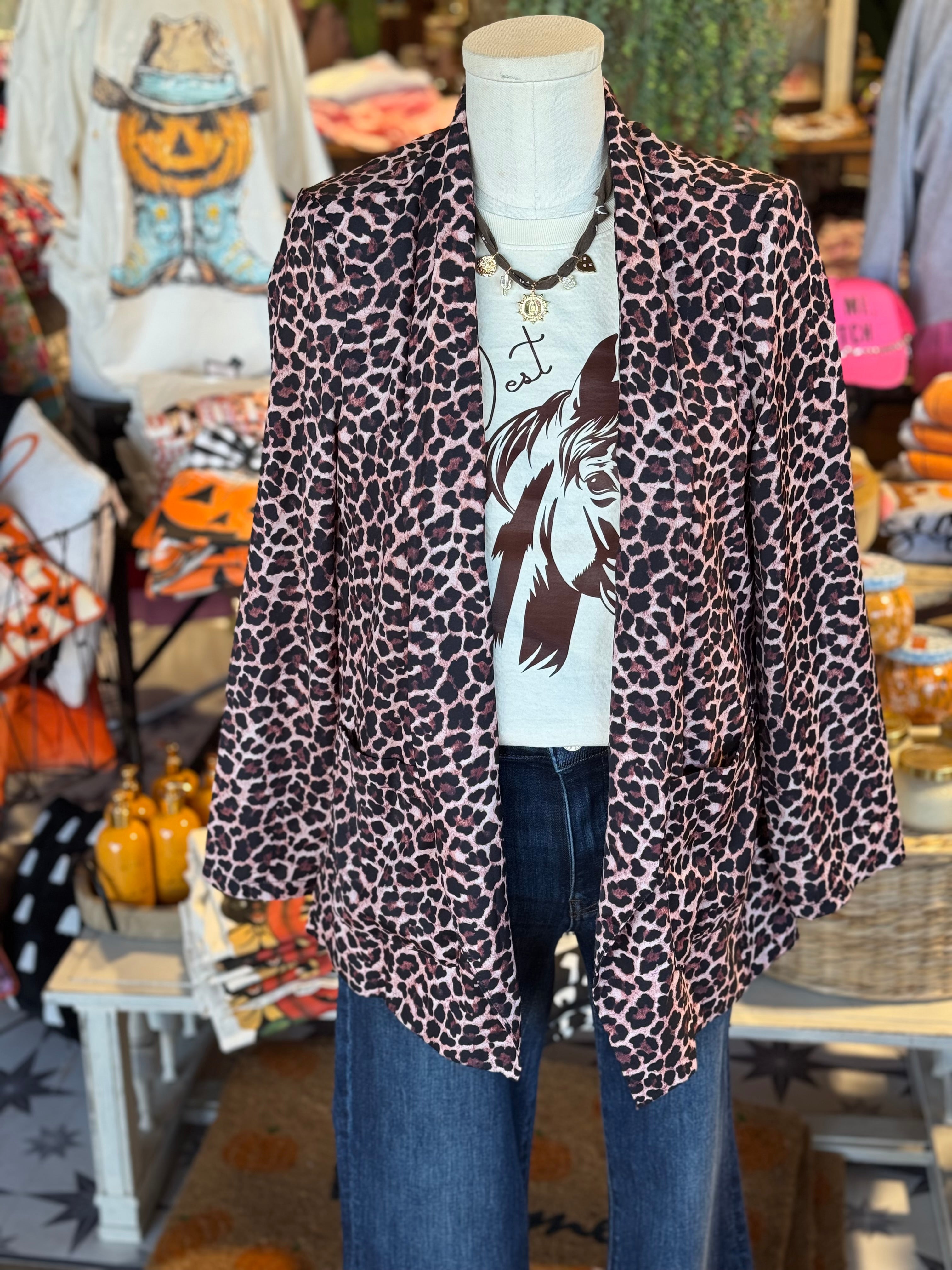 Cheetah Blazer