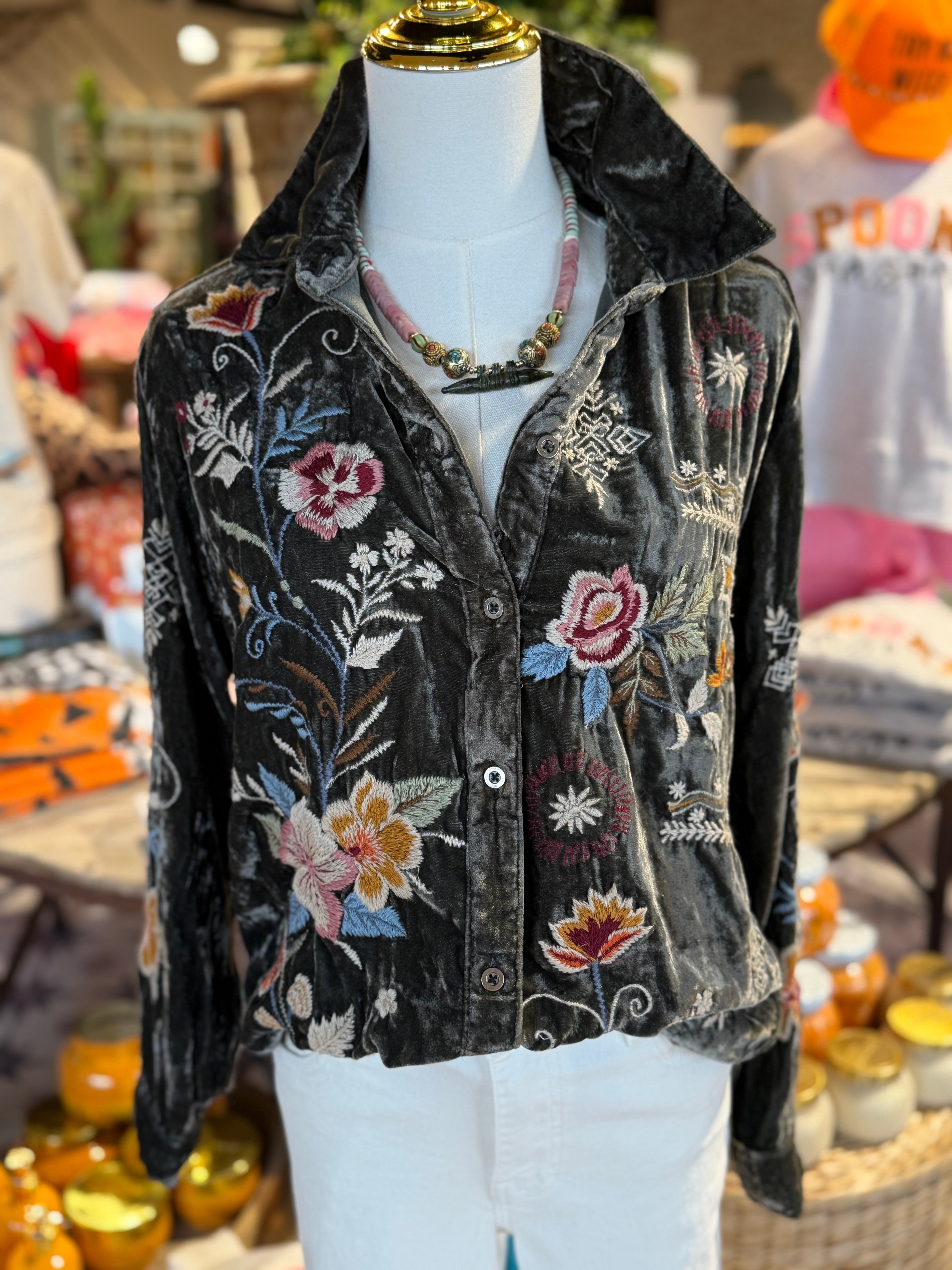 Nova Embroidered Top