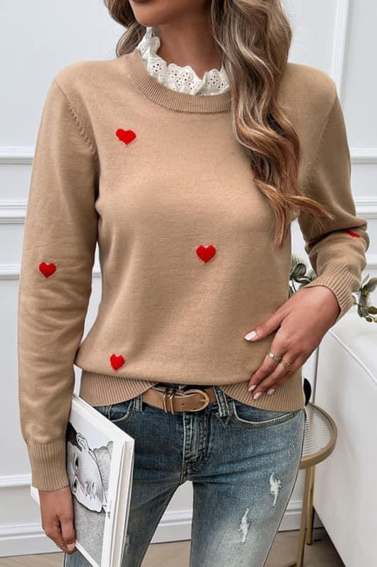 Timeless Heart Sweater