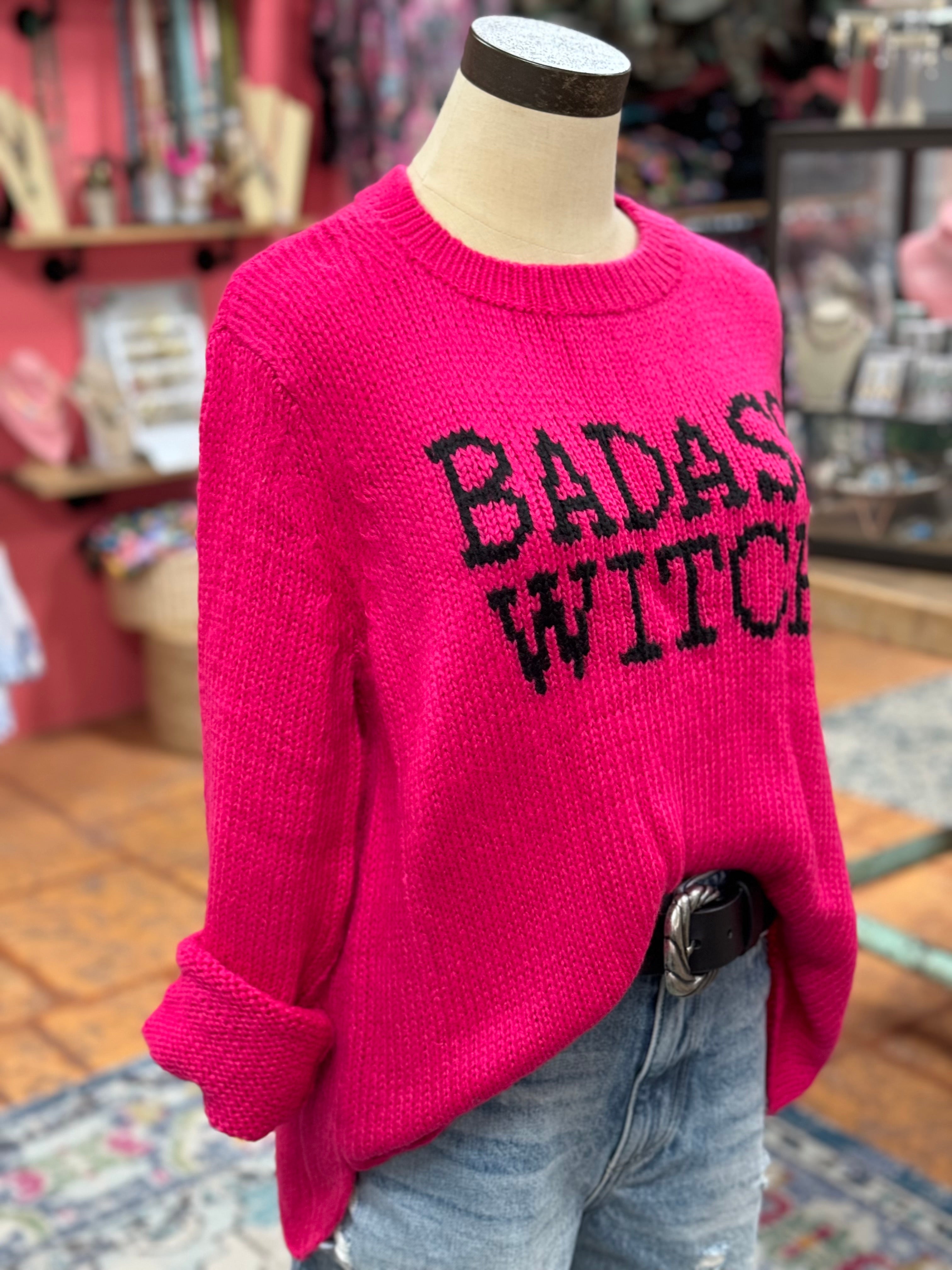 Bad Ass Witch Sweater