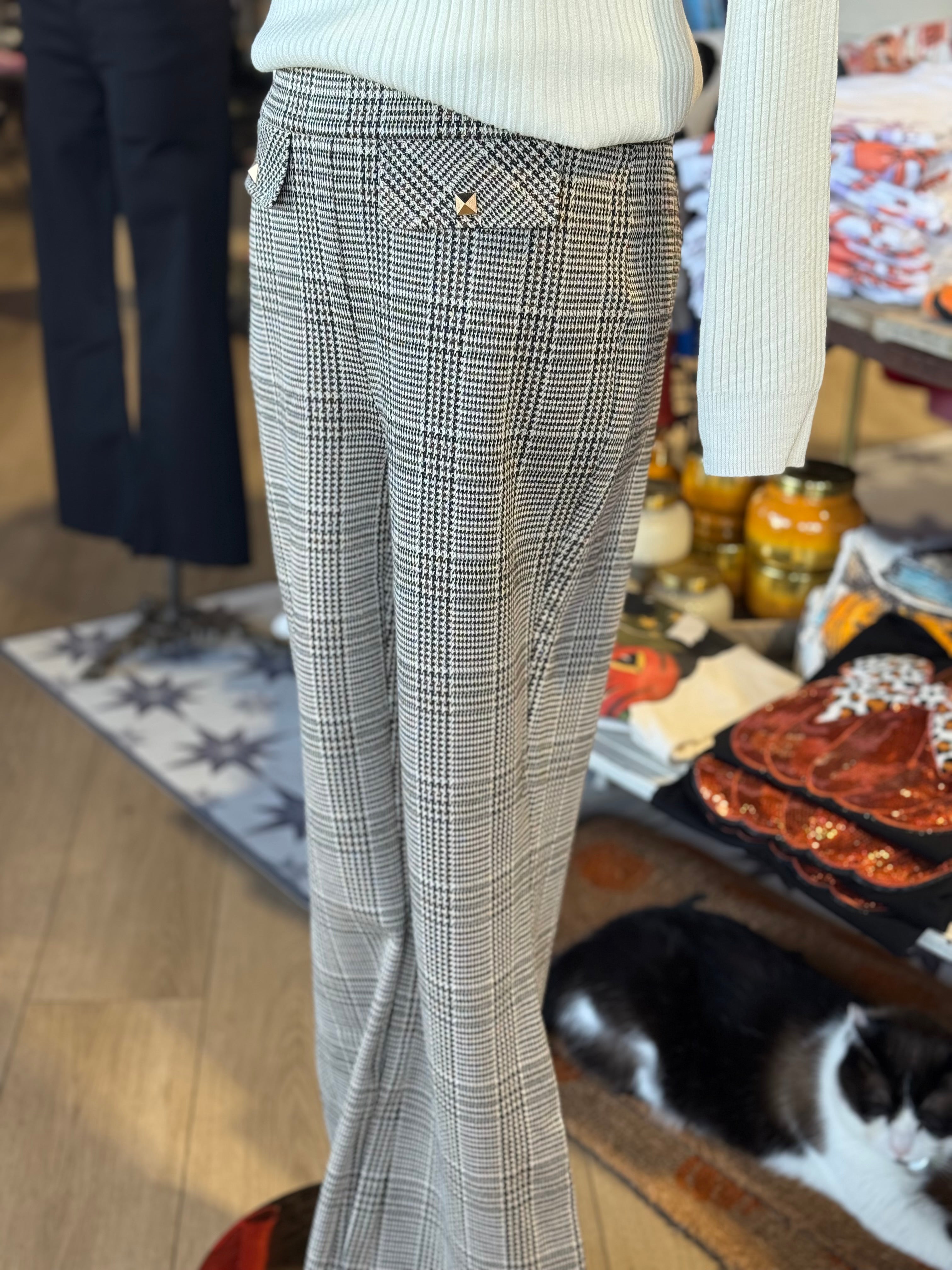 Glenda Plaid Pants
