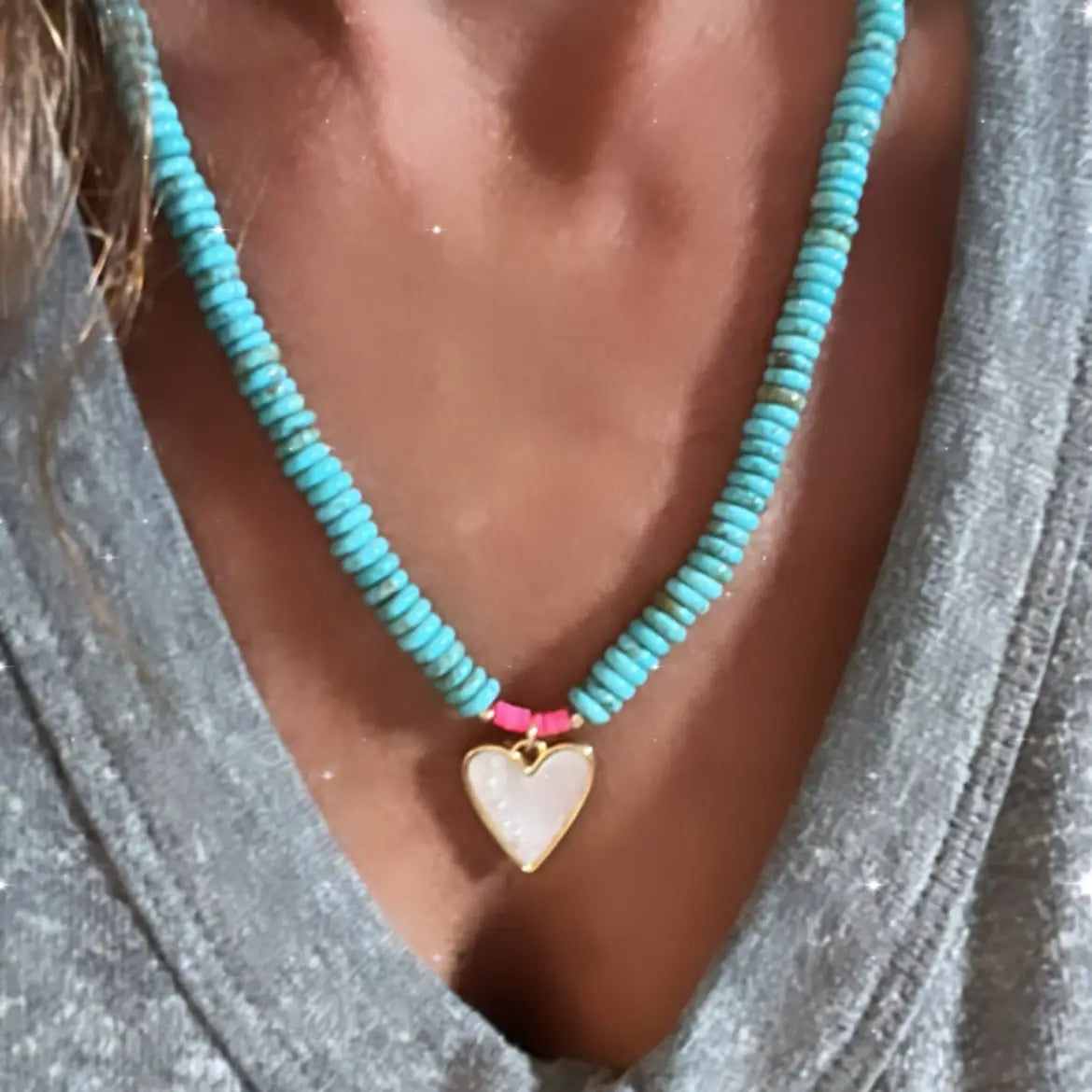 Sharon Heart Necklace