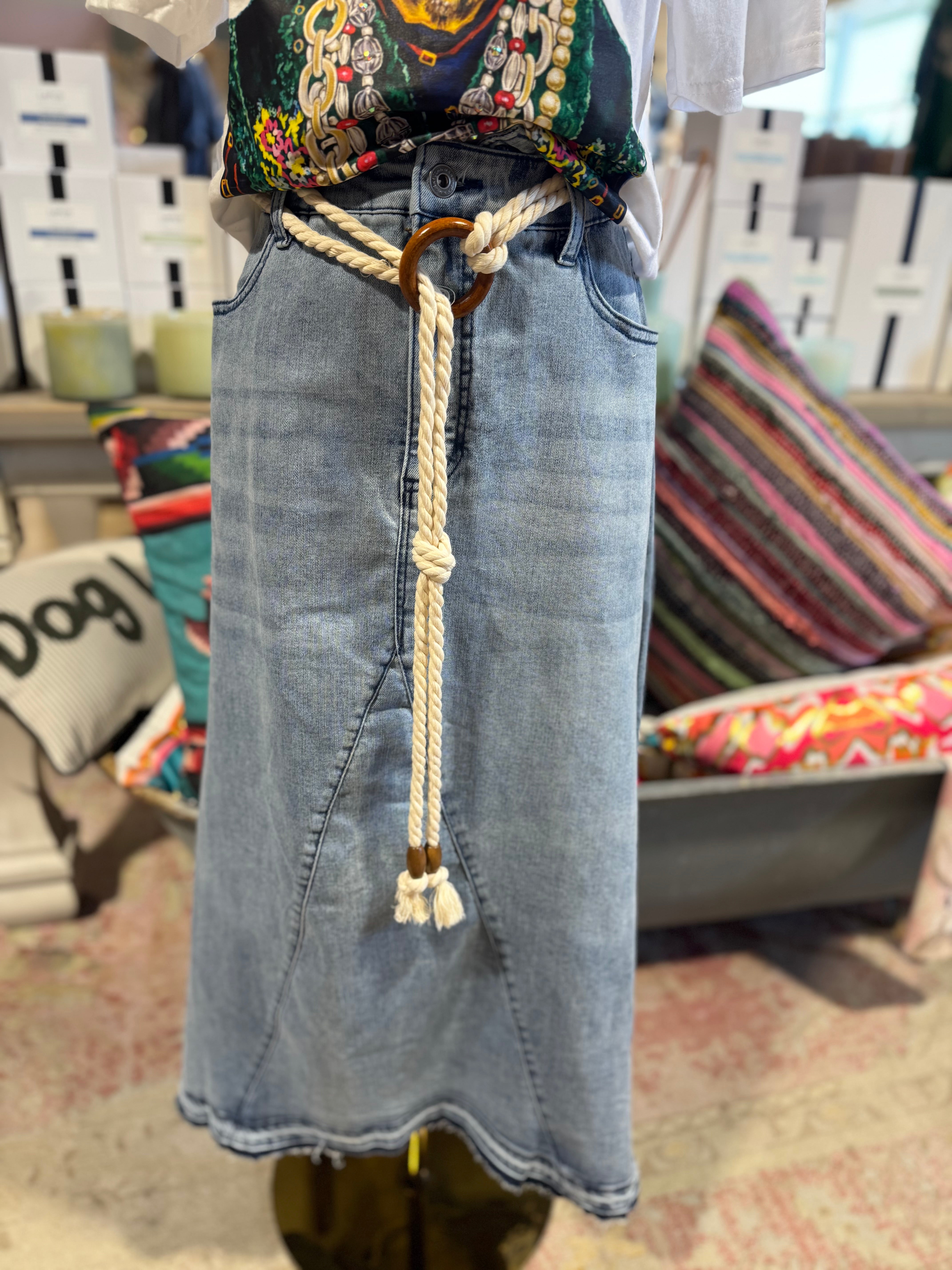 Demi Denim Skirt