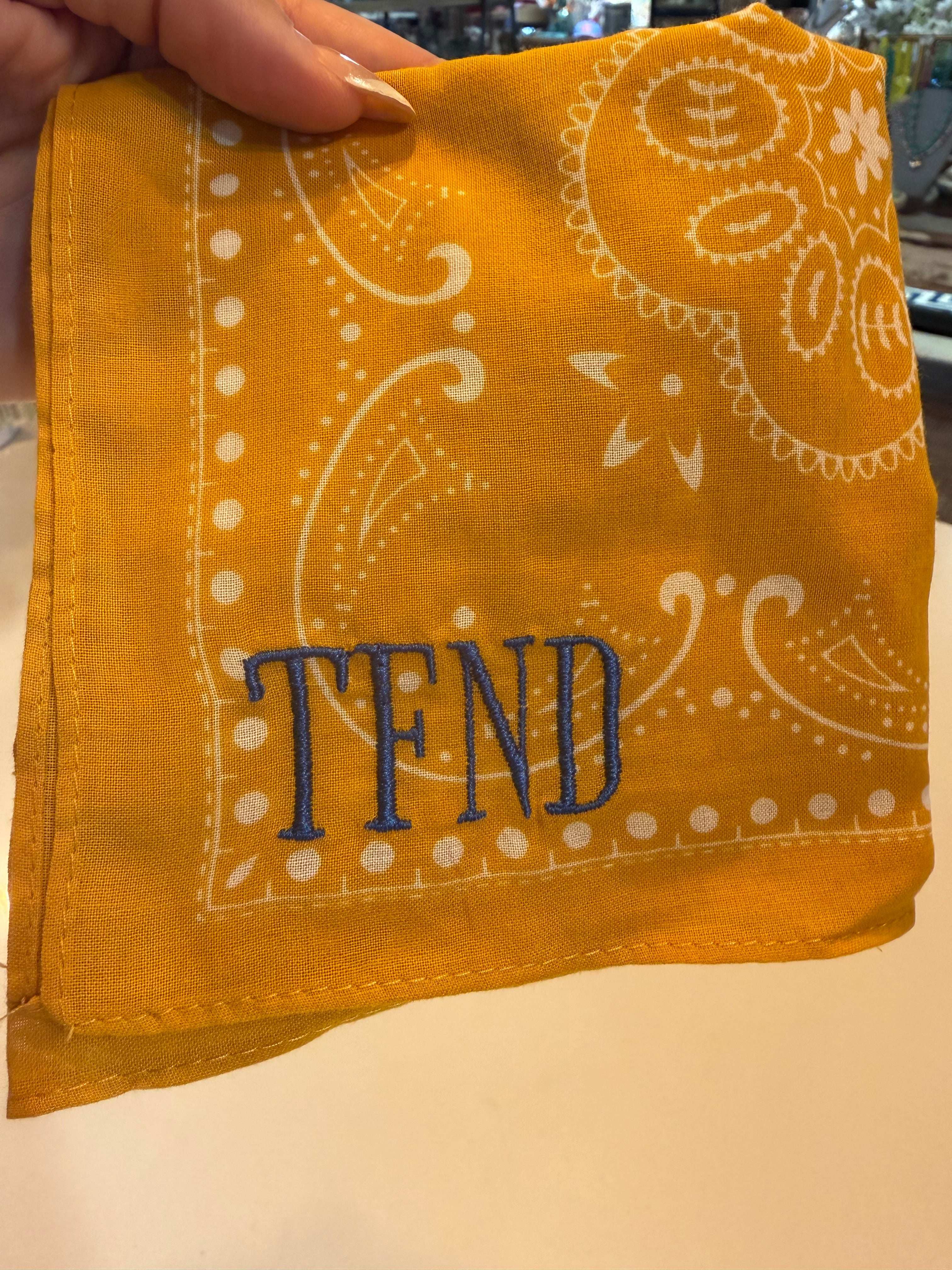 Game Day Embroidered Scarves