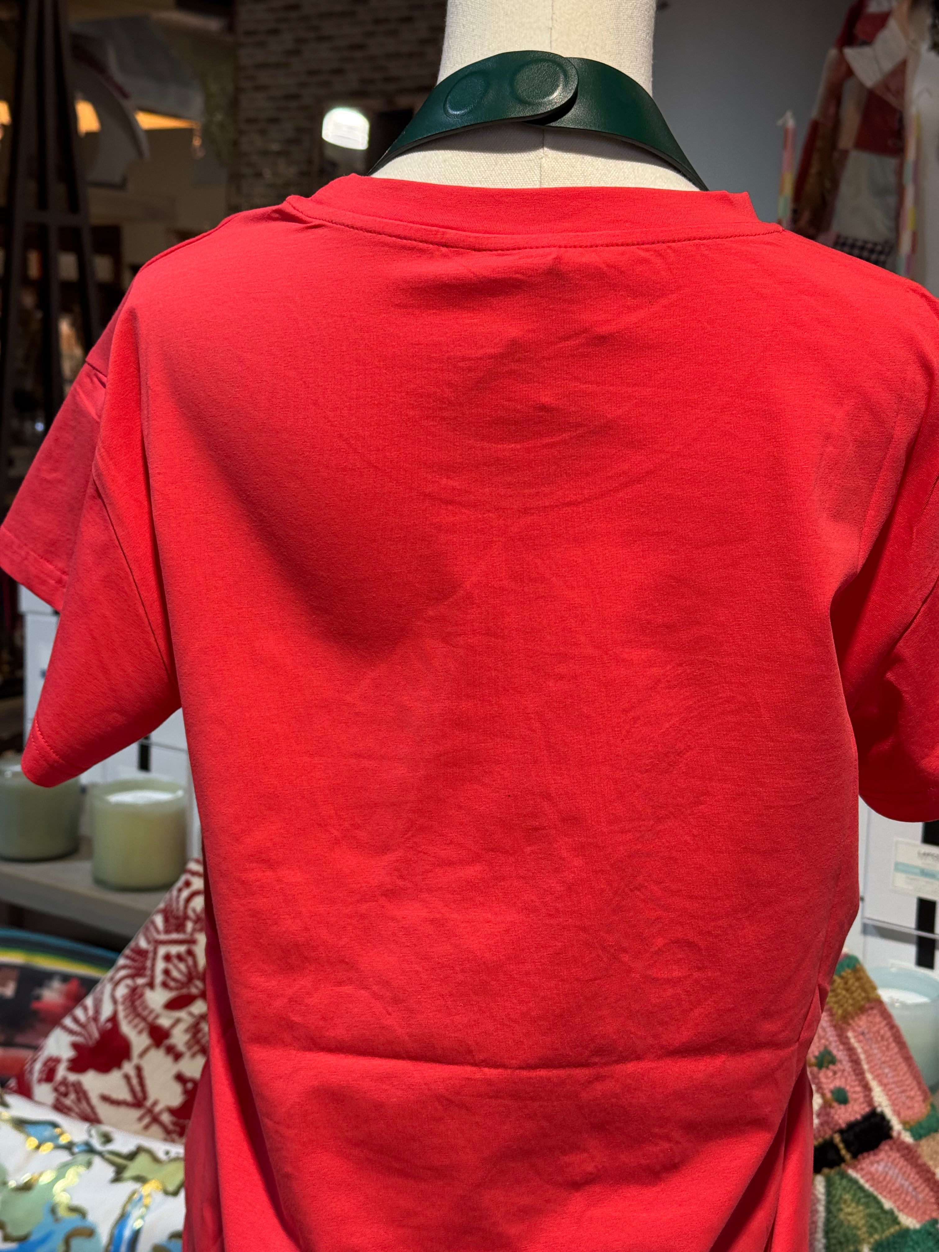 Christmas Lights Weenie Dog Tee