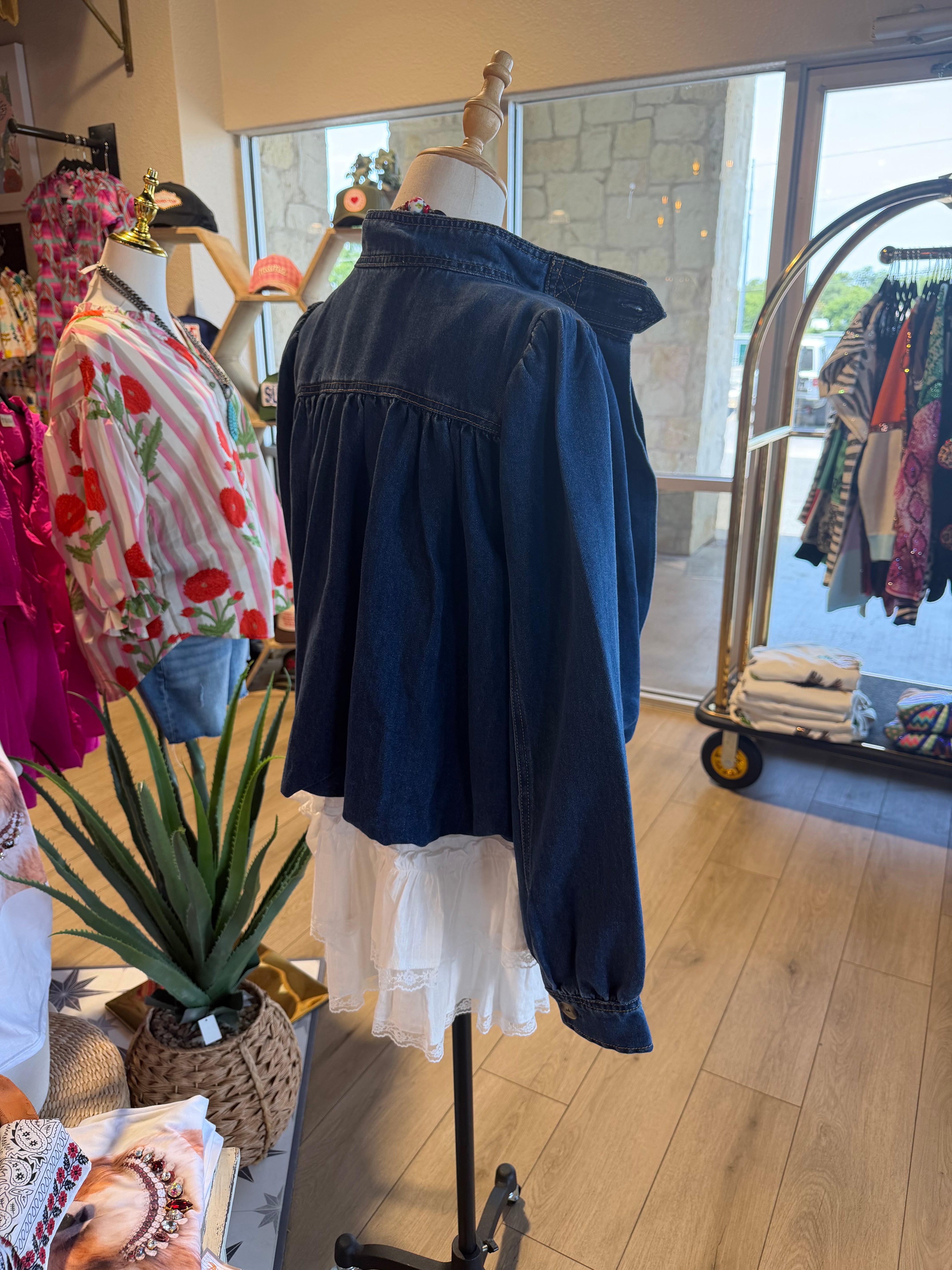 BUBBLE SOFT DENIM JACKET