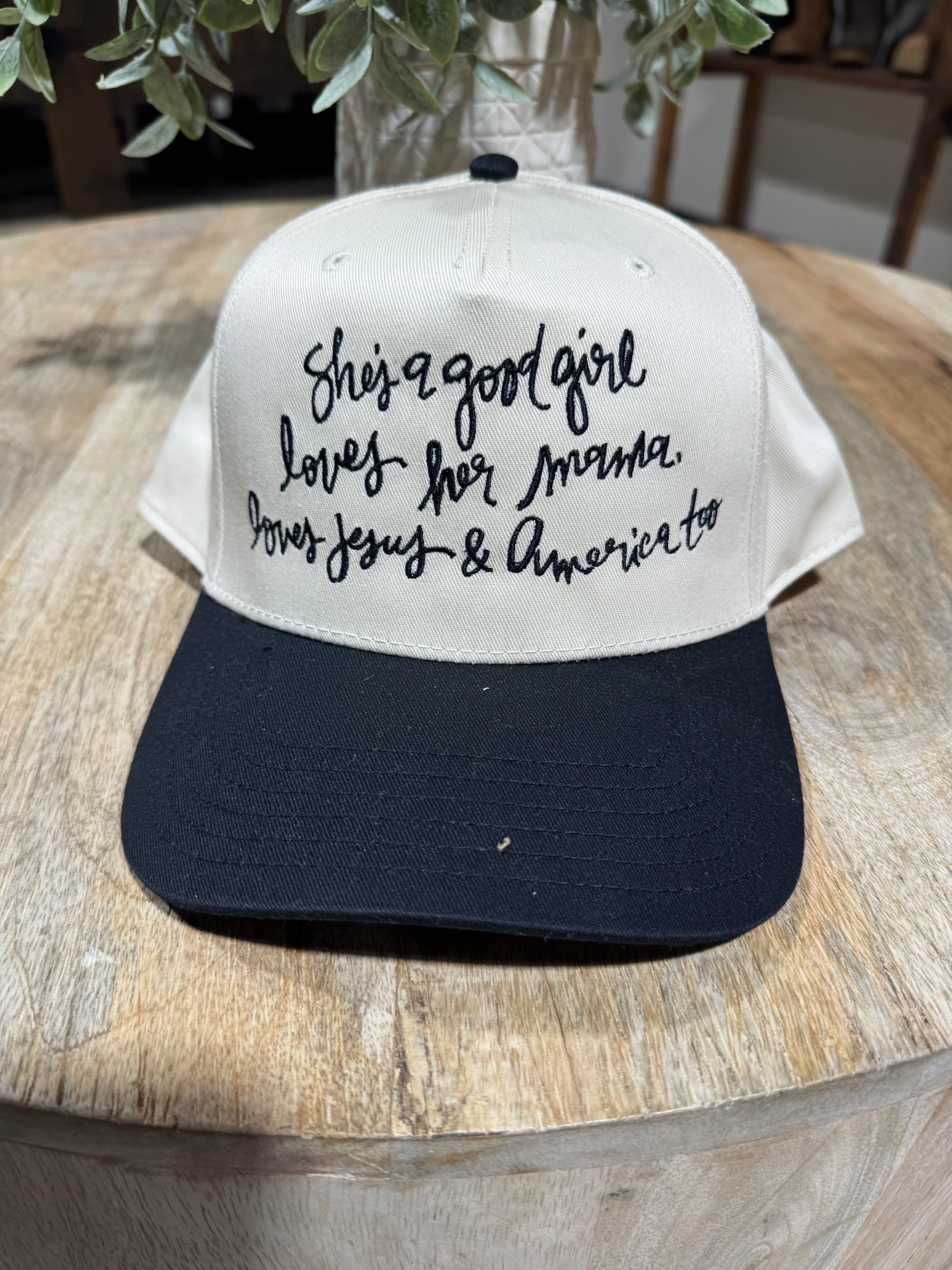 She’s A Good Girl Trucker Hat