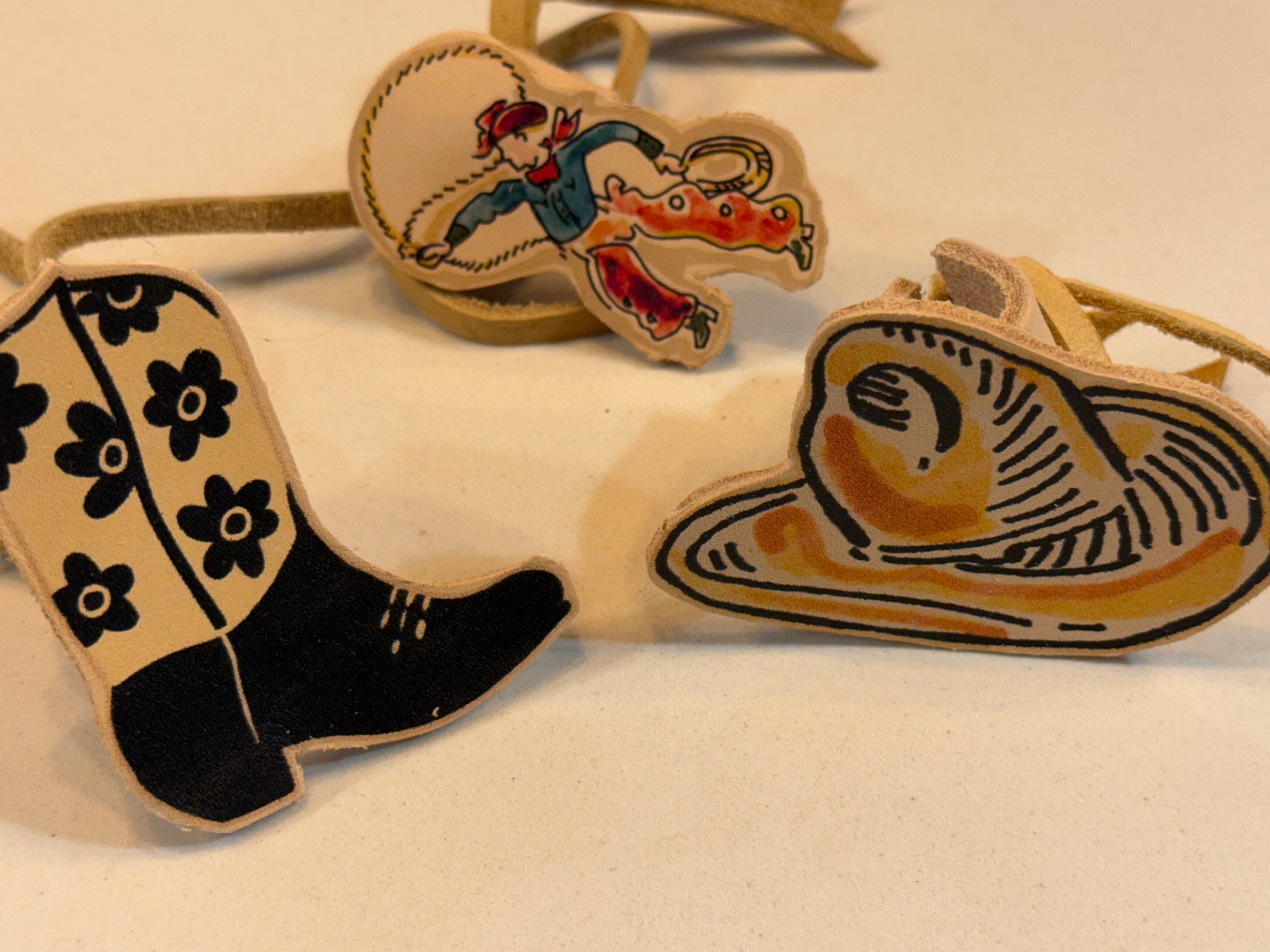 Cutout Western Slides & Pins- Assorted