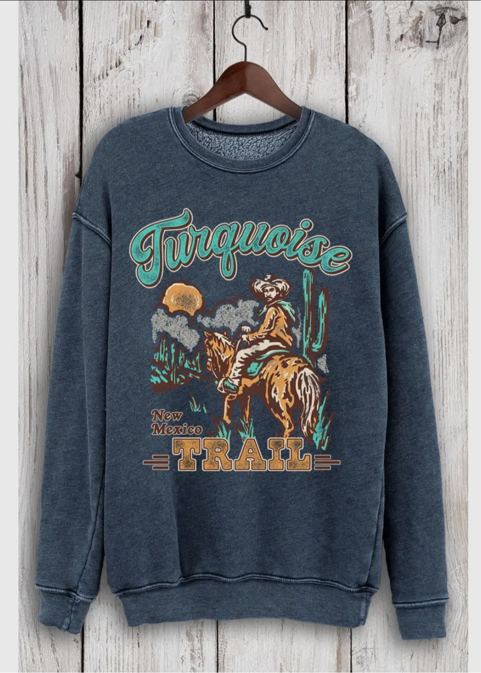 Turquoise Trail (Navy)