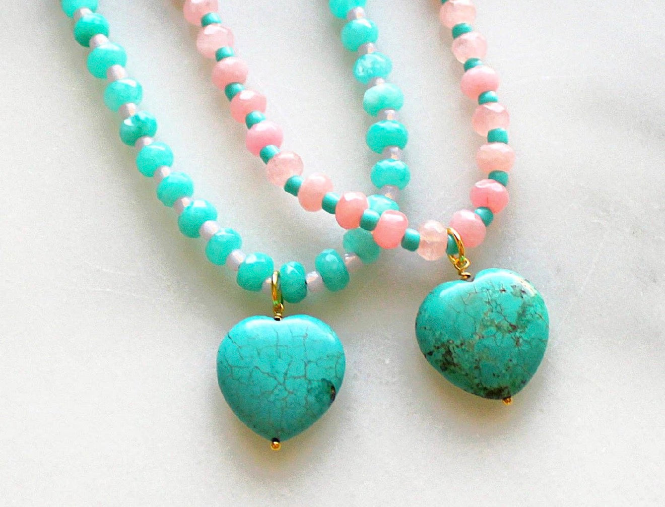 Sugar Pop Heart Candy Necklace
