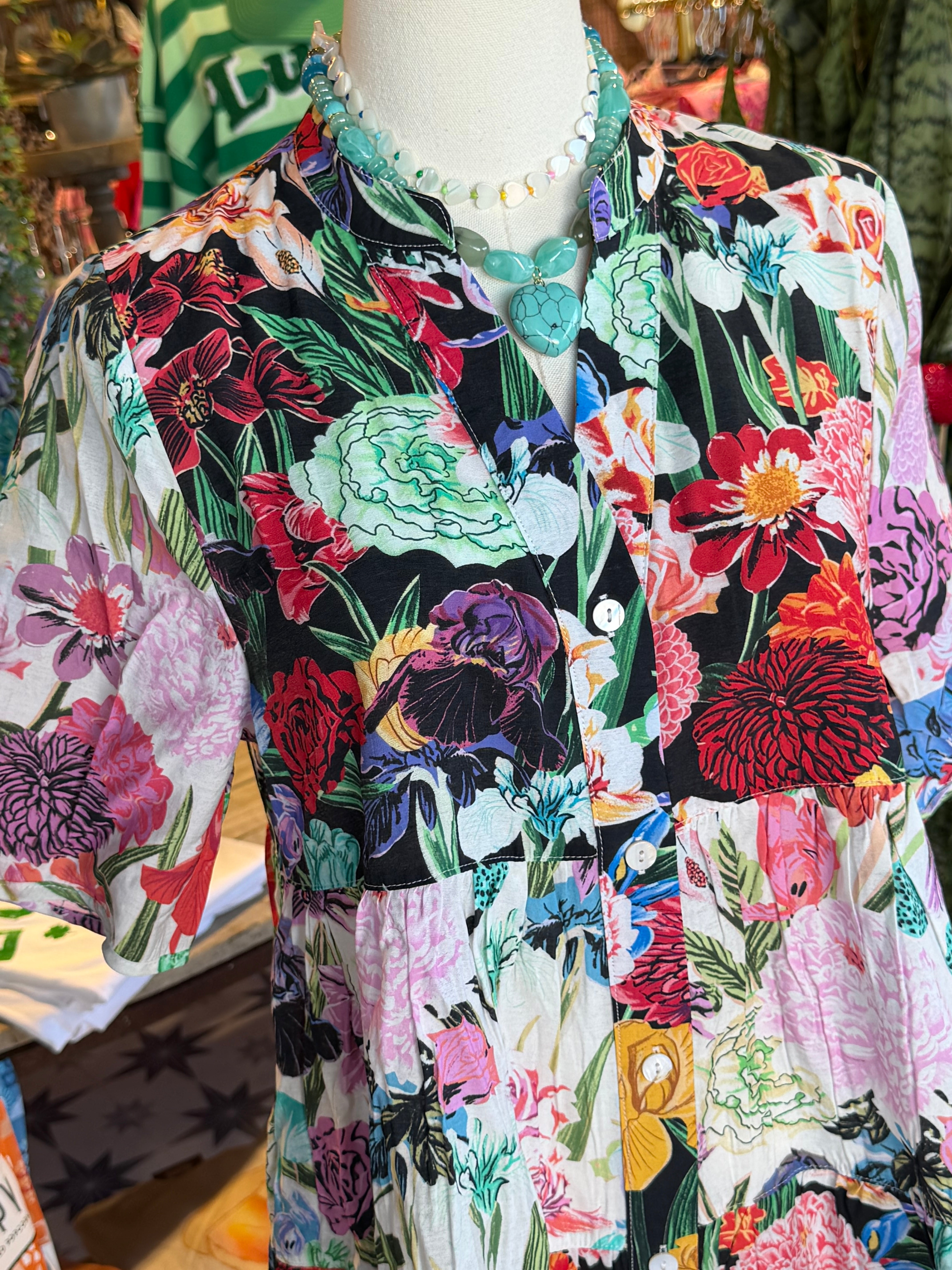 Chloe Printed Layer Dress