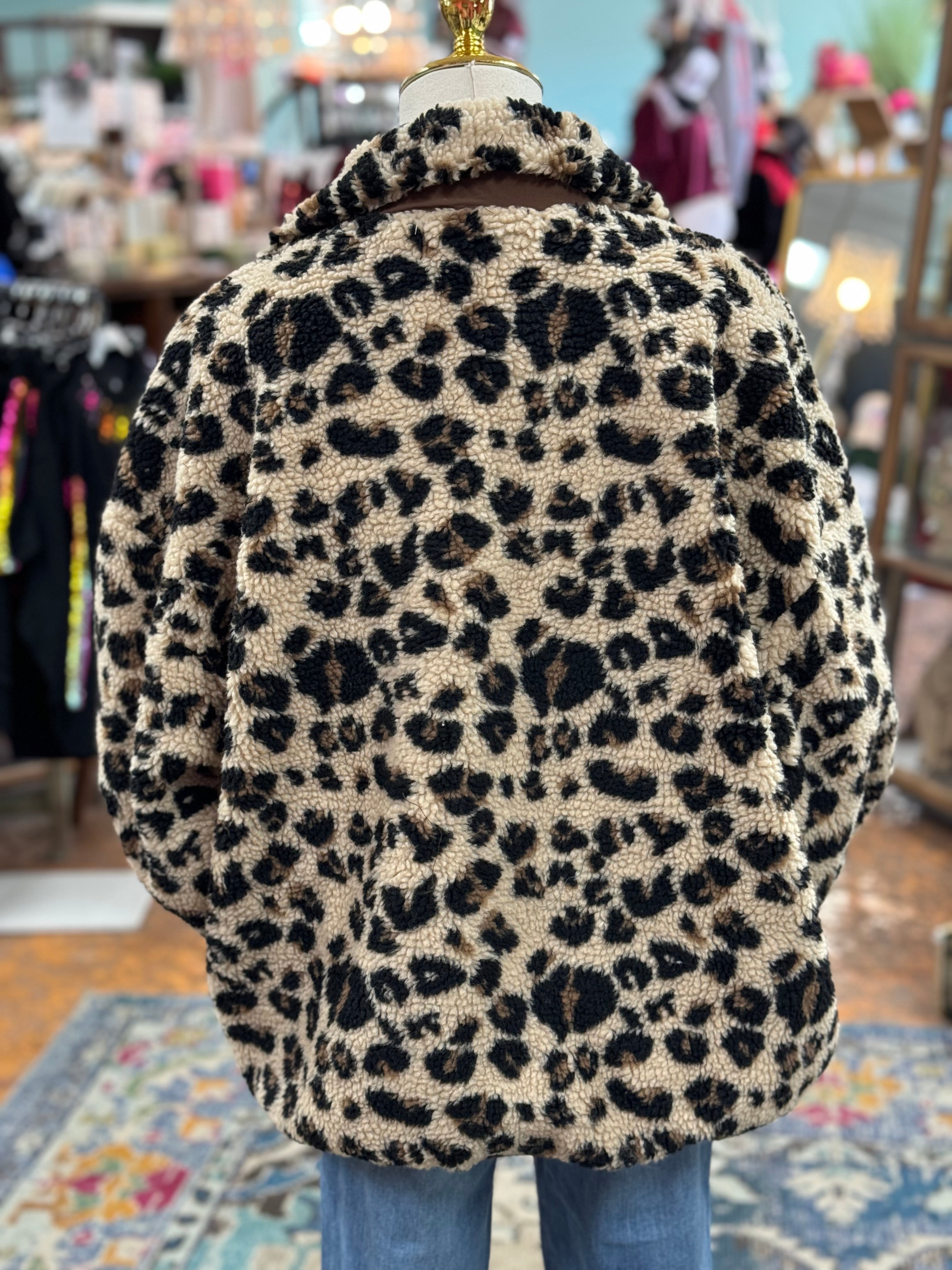 Animal Print Sherpa