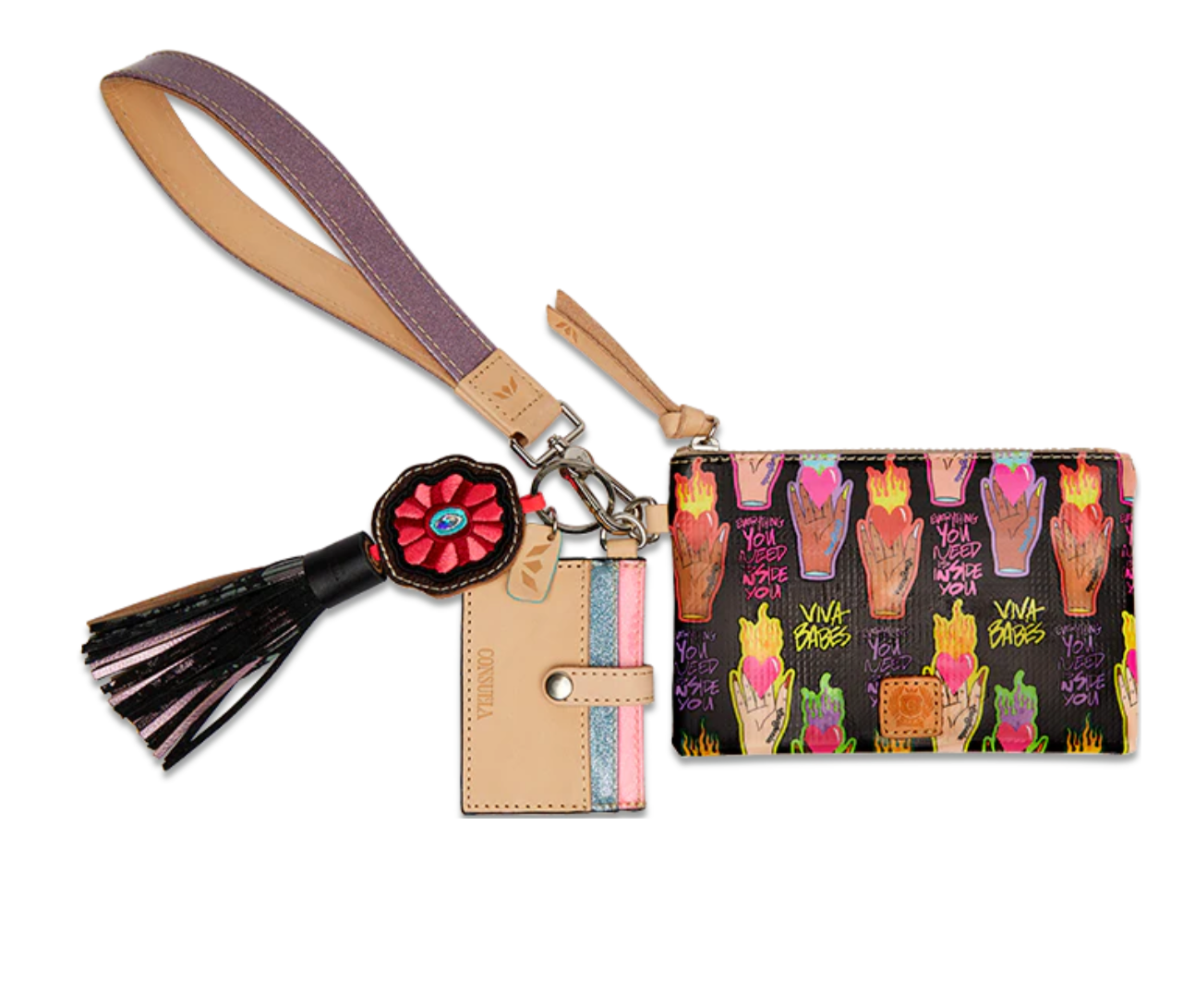 Wristlet with Cardholder- Assorted