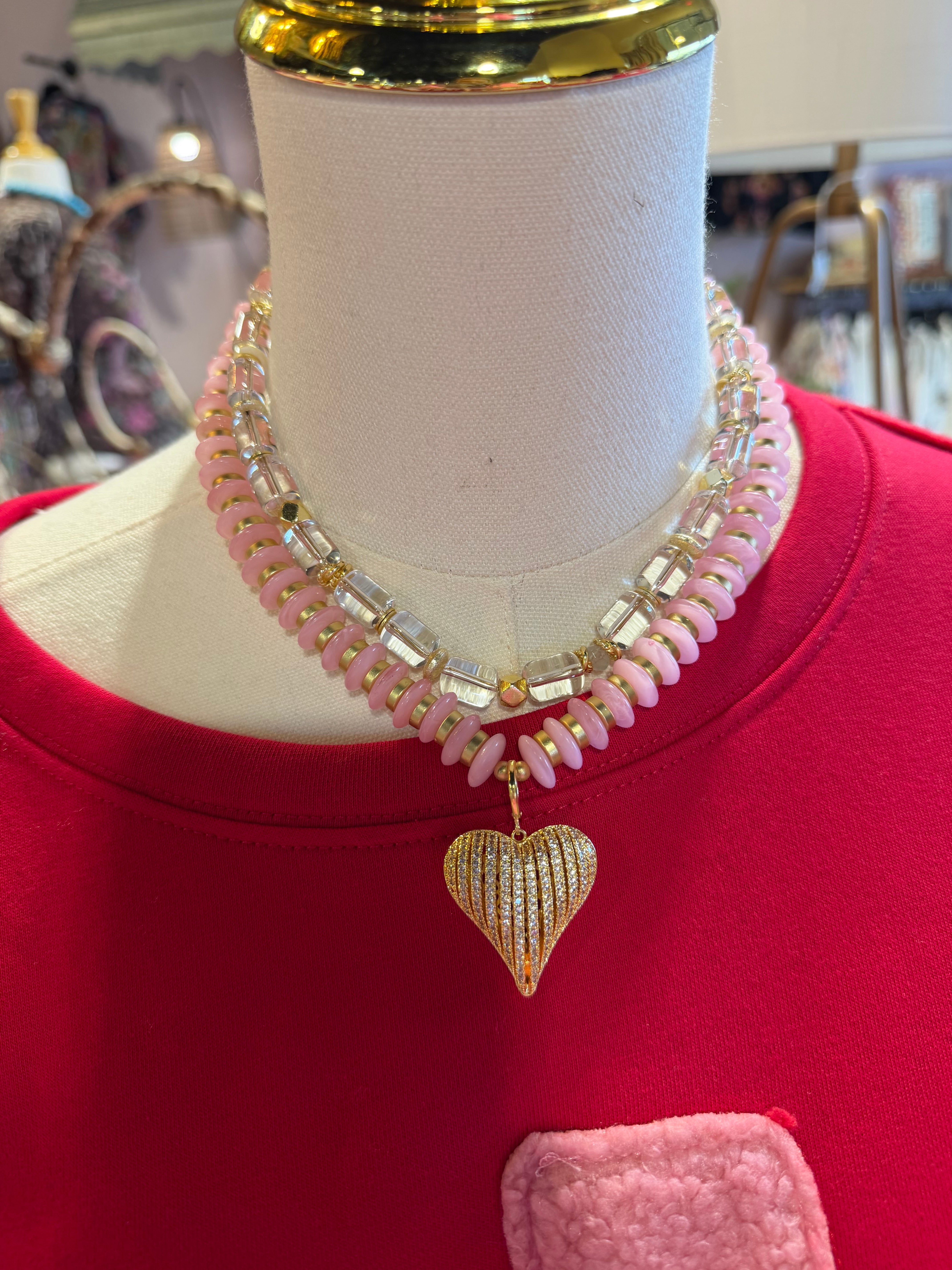 Love Patch Work Sweatshirt