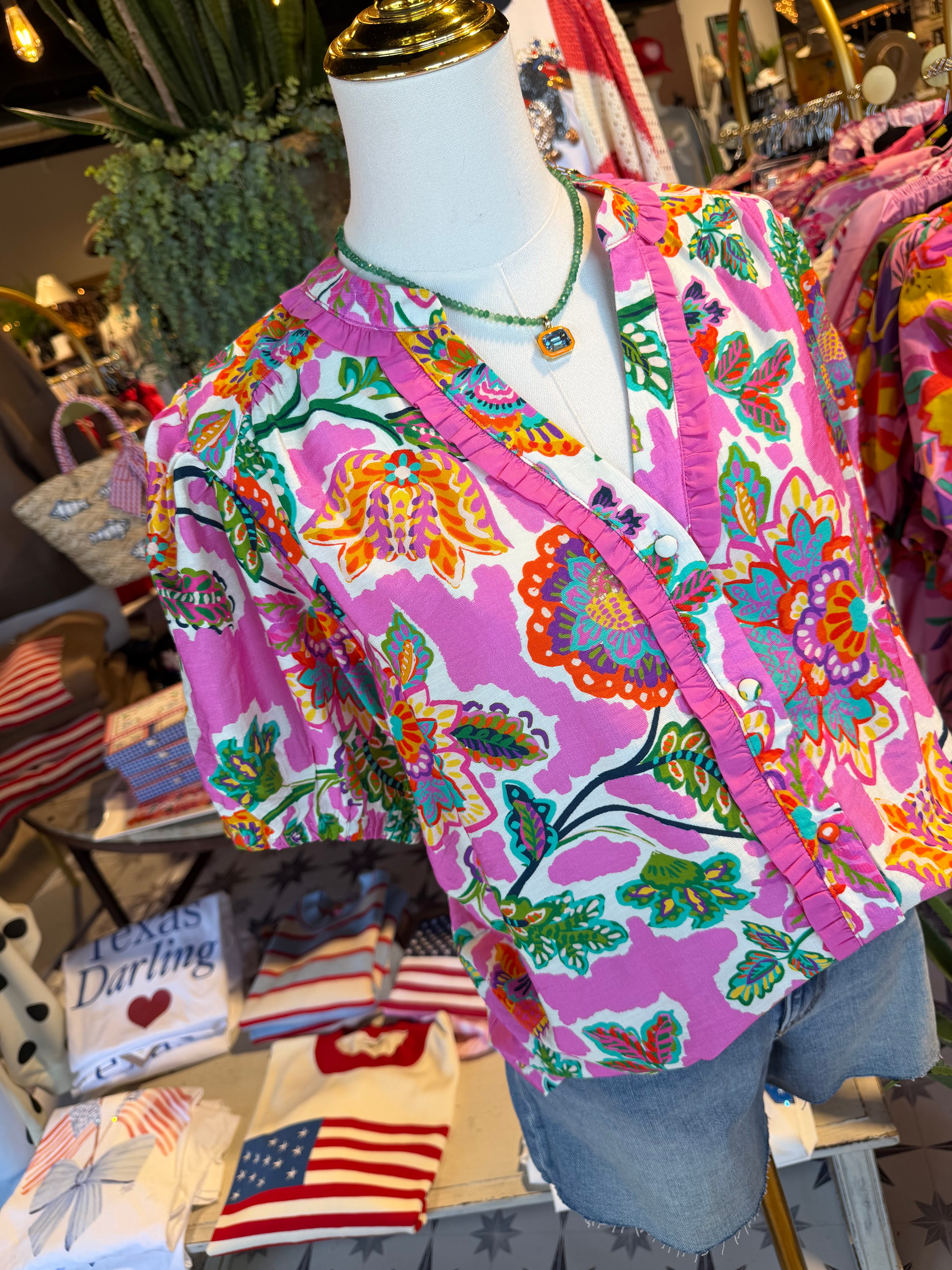 Cara Floral Top