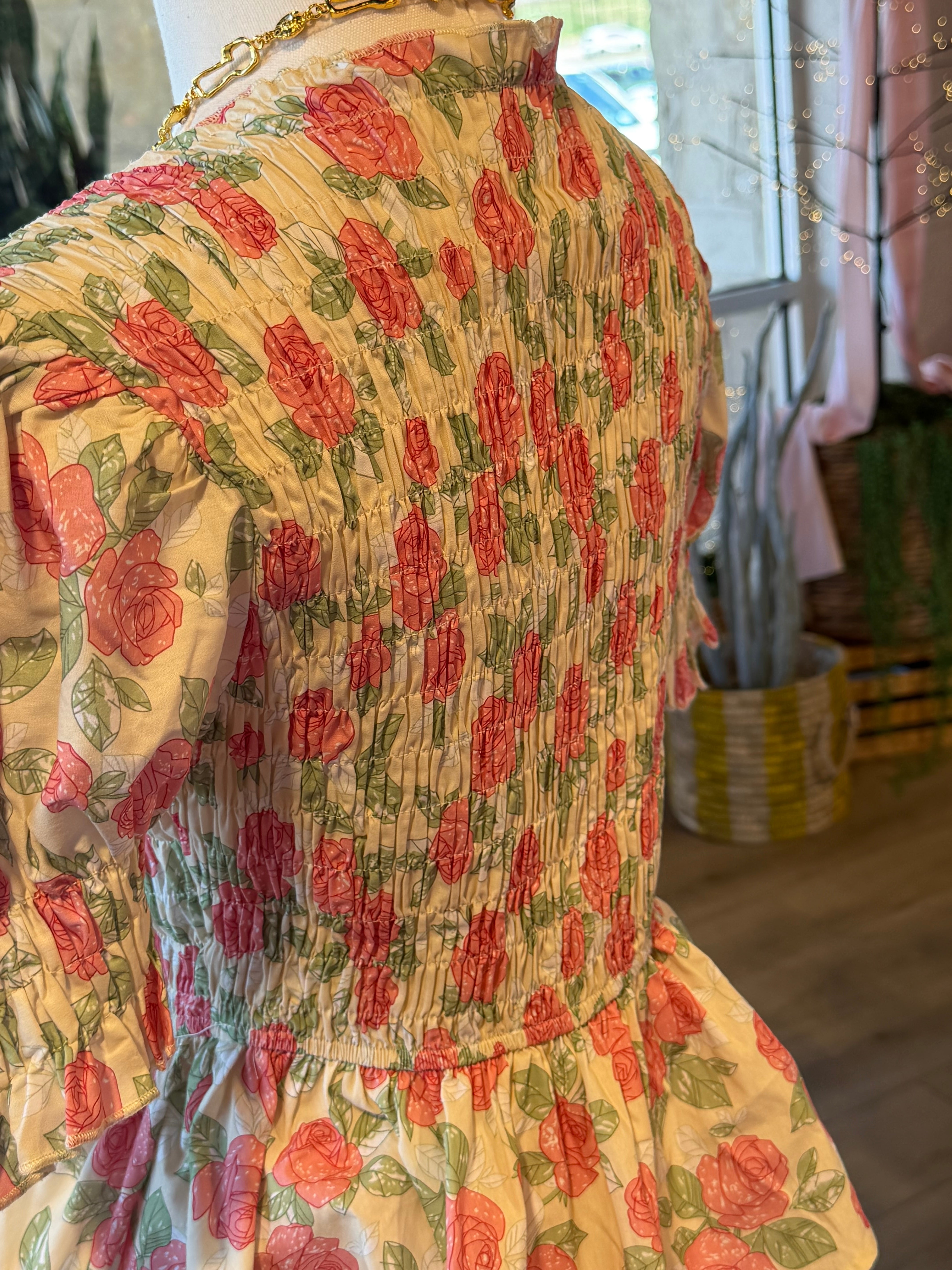 Rosie Smocked Top