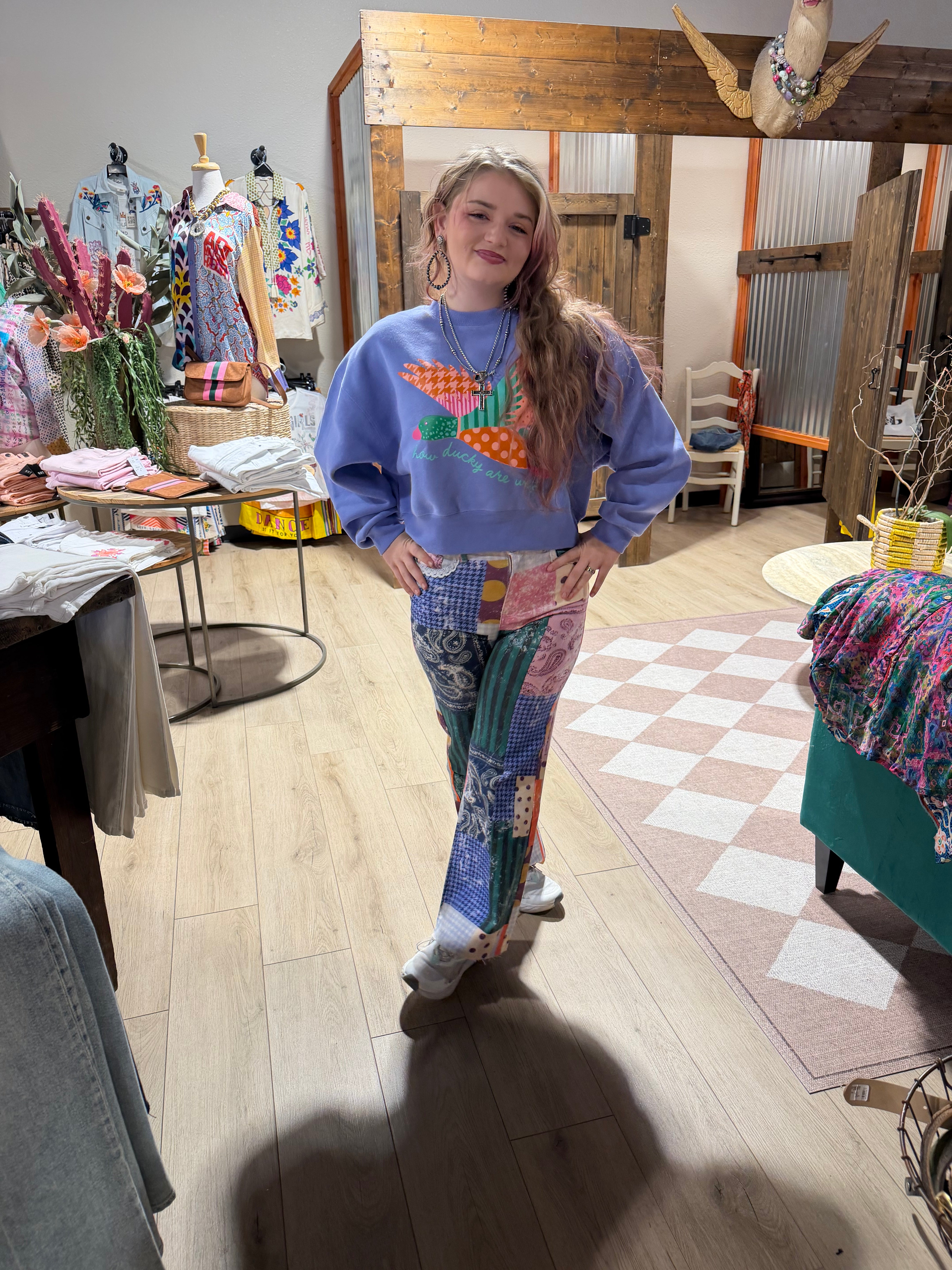 Jewel Patch Jeans