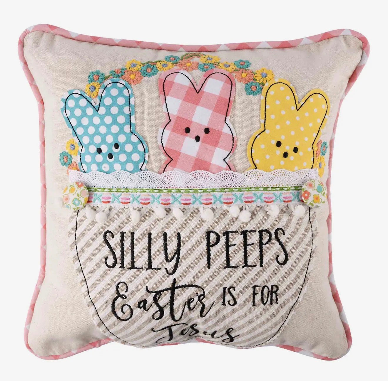 Silly Peeps Pillow