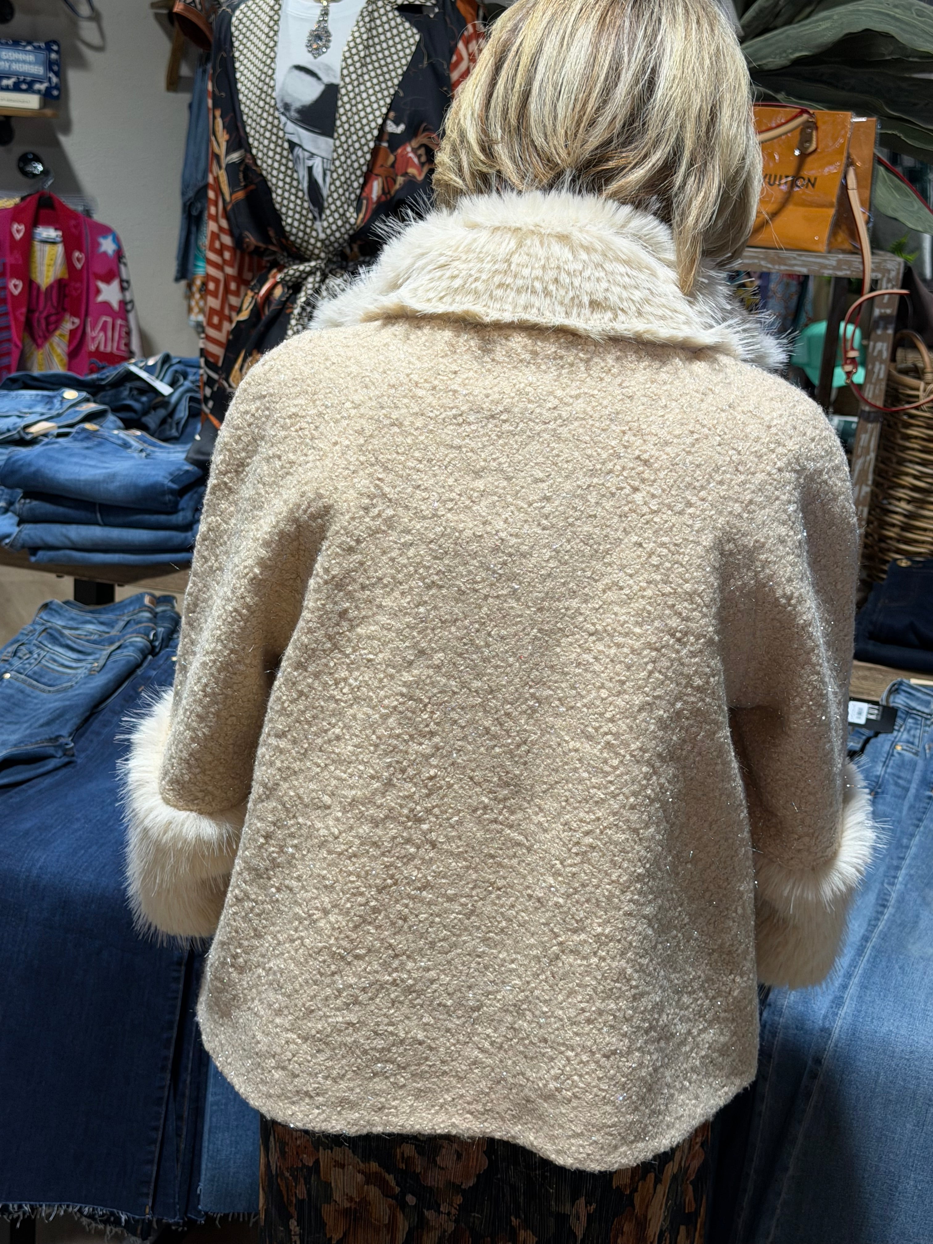 Boule Fur Trim Jacket