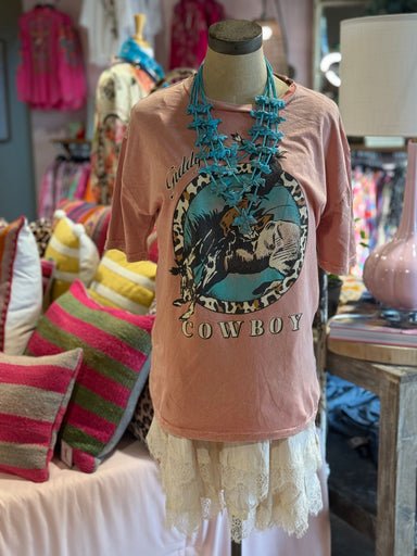 トップス house on the hill (Flower) Tee &Pants The Charlotte Sleep Tee - Floral Stripe – Hill House Home