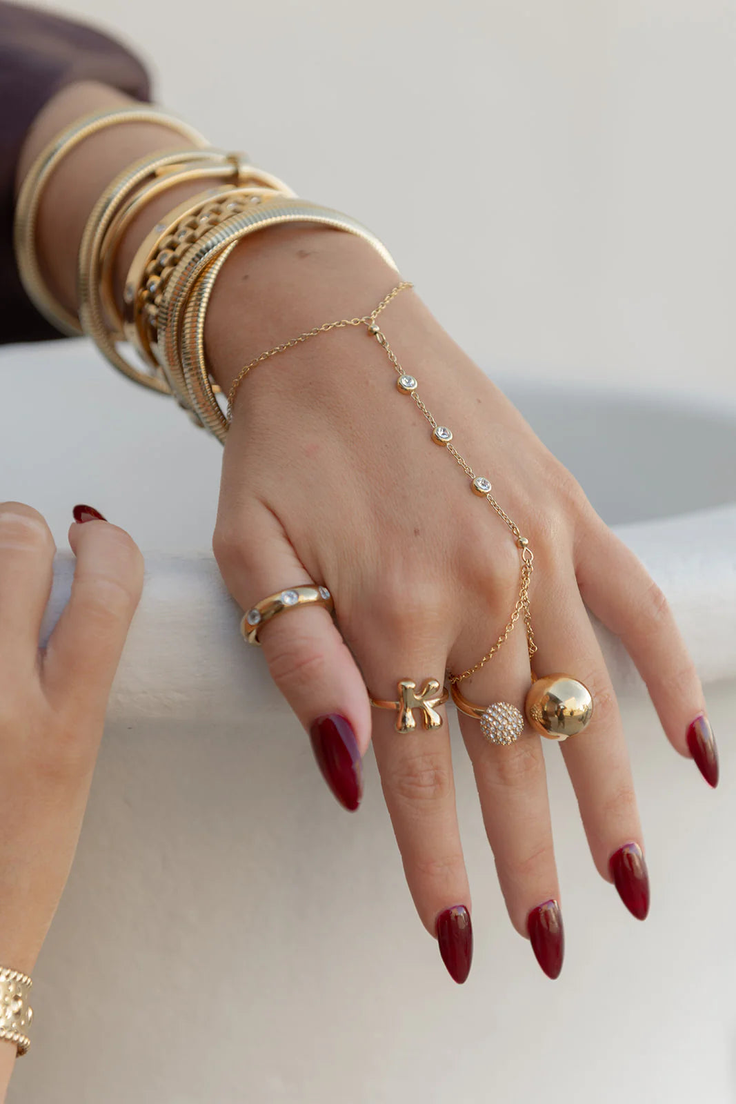 Sofia Gemstone Handchain